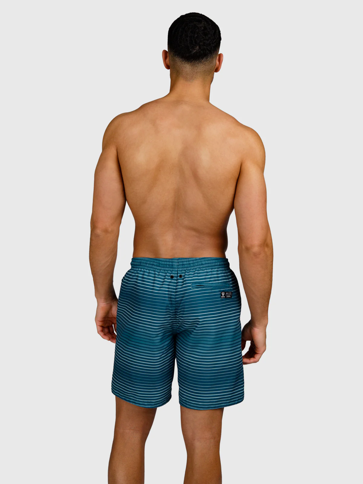 Cester-Stripe Men Swim Shorts | Mist - Image 2