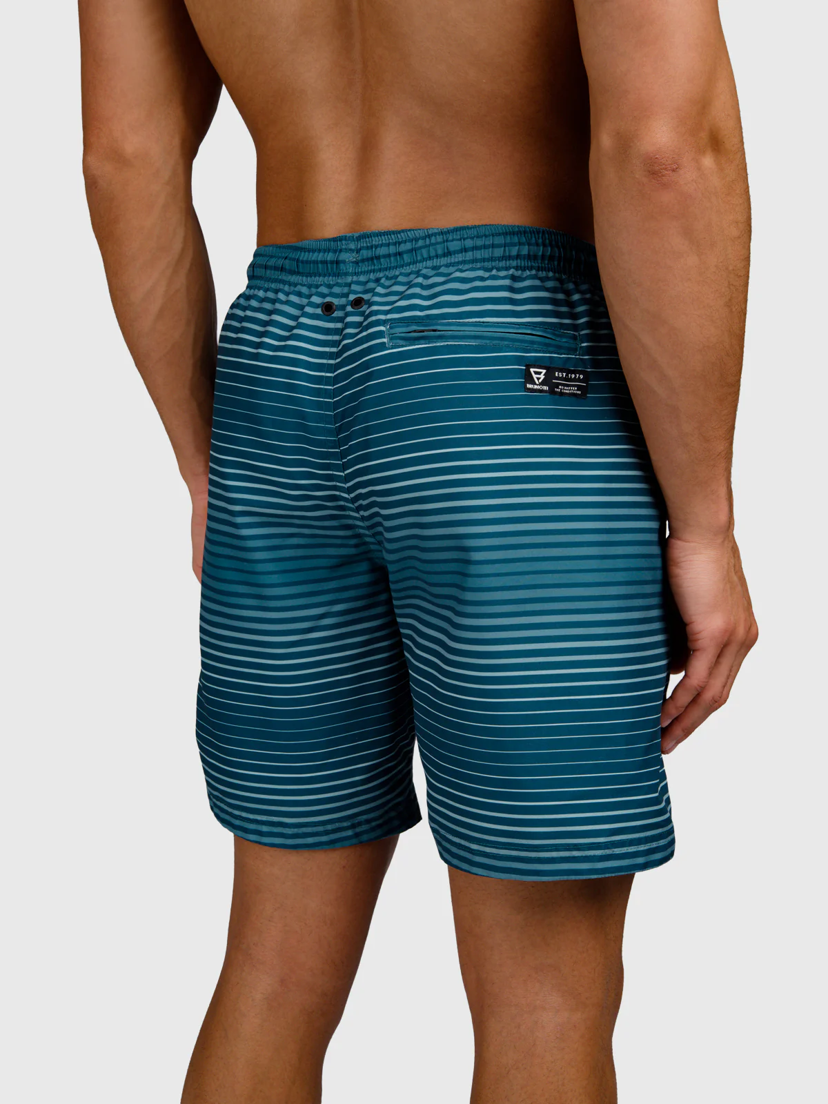 Cester-Stripe Men Swim Shorts | Mist - Image 7