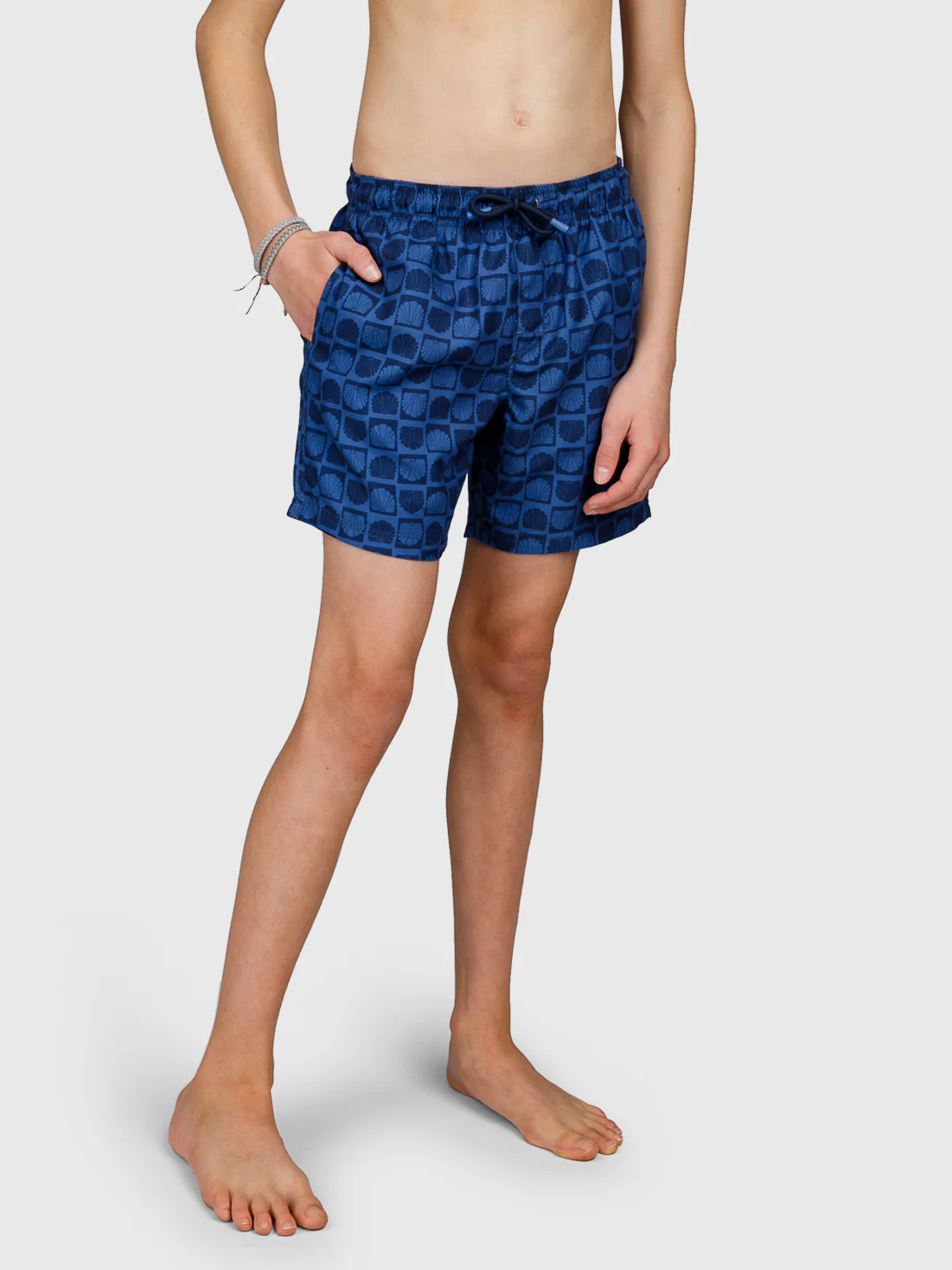 Cestery-Mini Boys Swim Shorts | Indigo Blue - Image 5