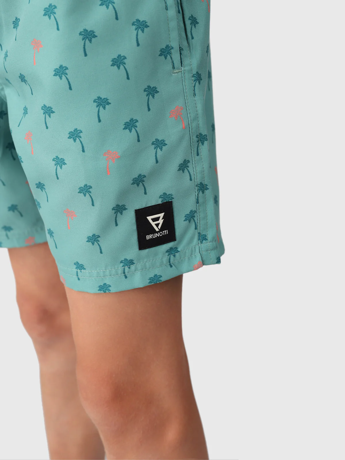 Cestery-Palm Boys Swim Shorts | Bottle Green - Image 10