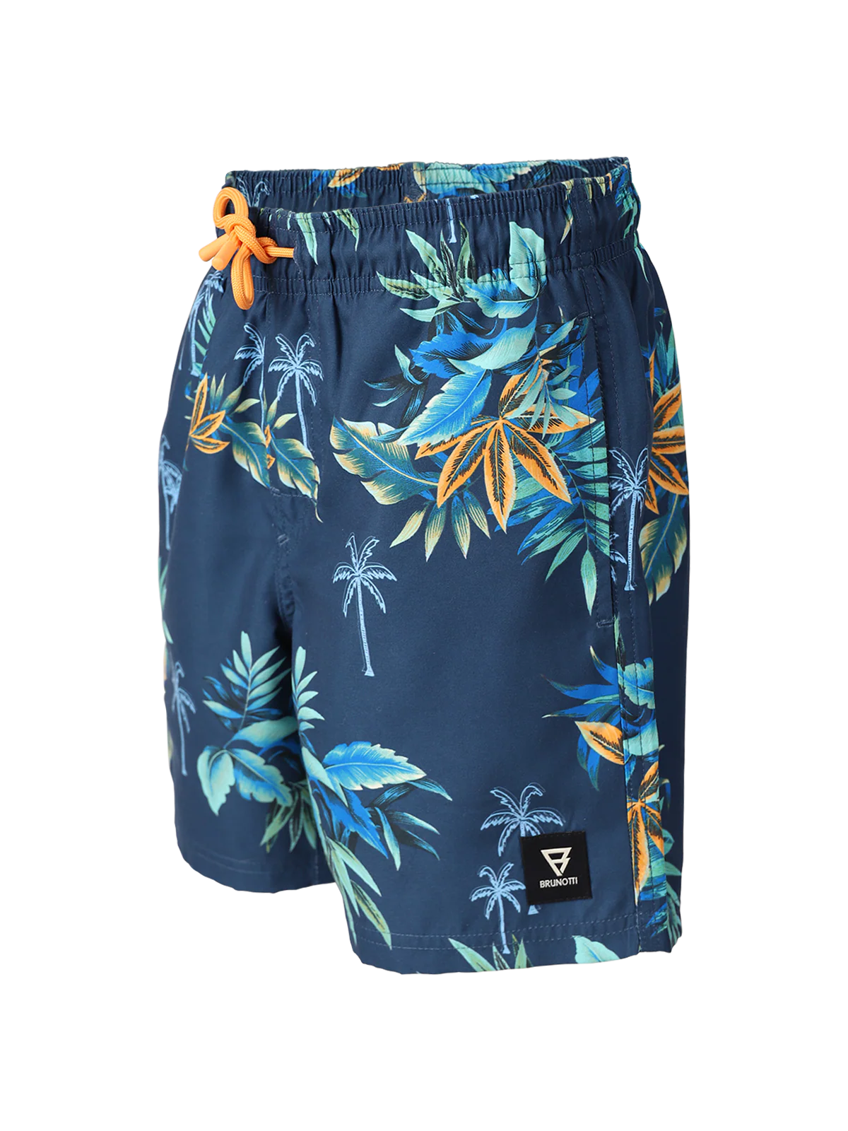 Cestery-Tropical Boys Swim Shorts | Night Blue - Image 9