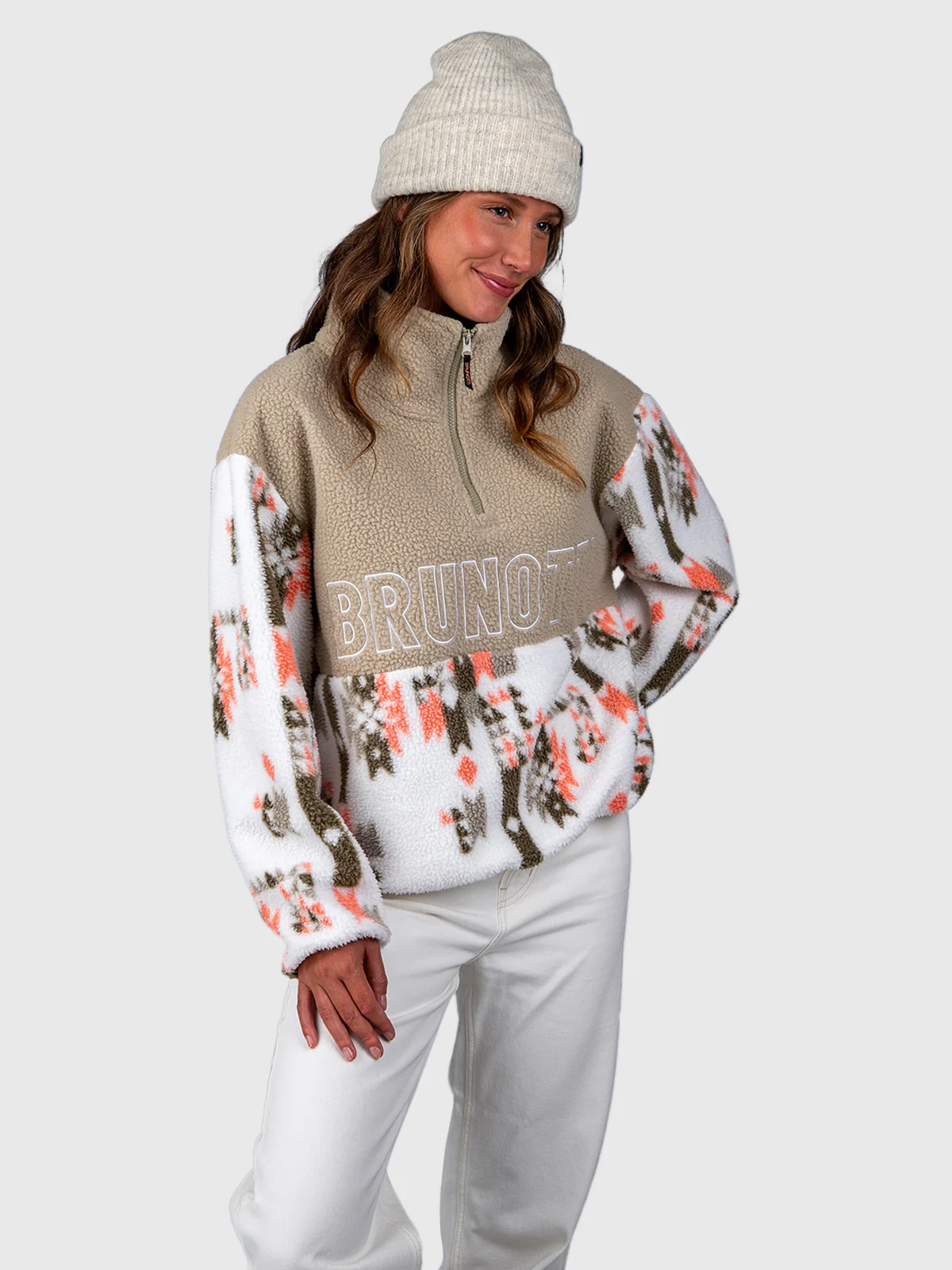 Chondra-Print Women Fleece | Siberia Fungi - Image 3