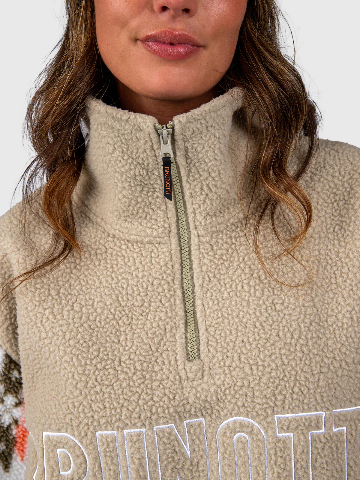 Chondra-Print Women Fleece | Siberia Fungi - Image 6