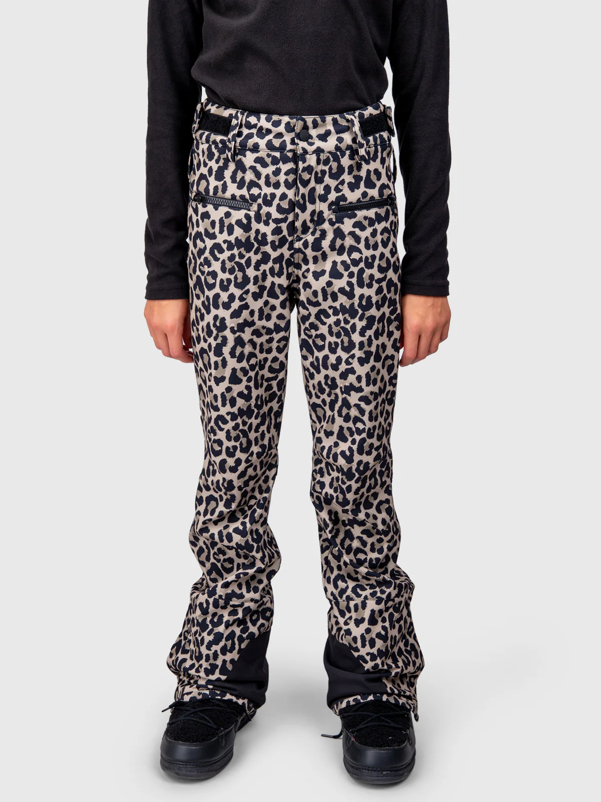 Coldlaky-Print Girls Softshell Pants | Wild Thing Fungi - Image 3