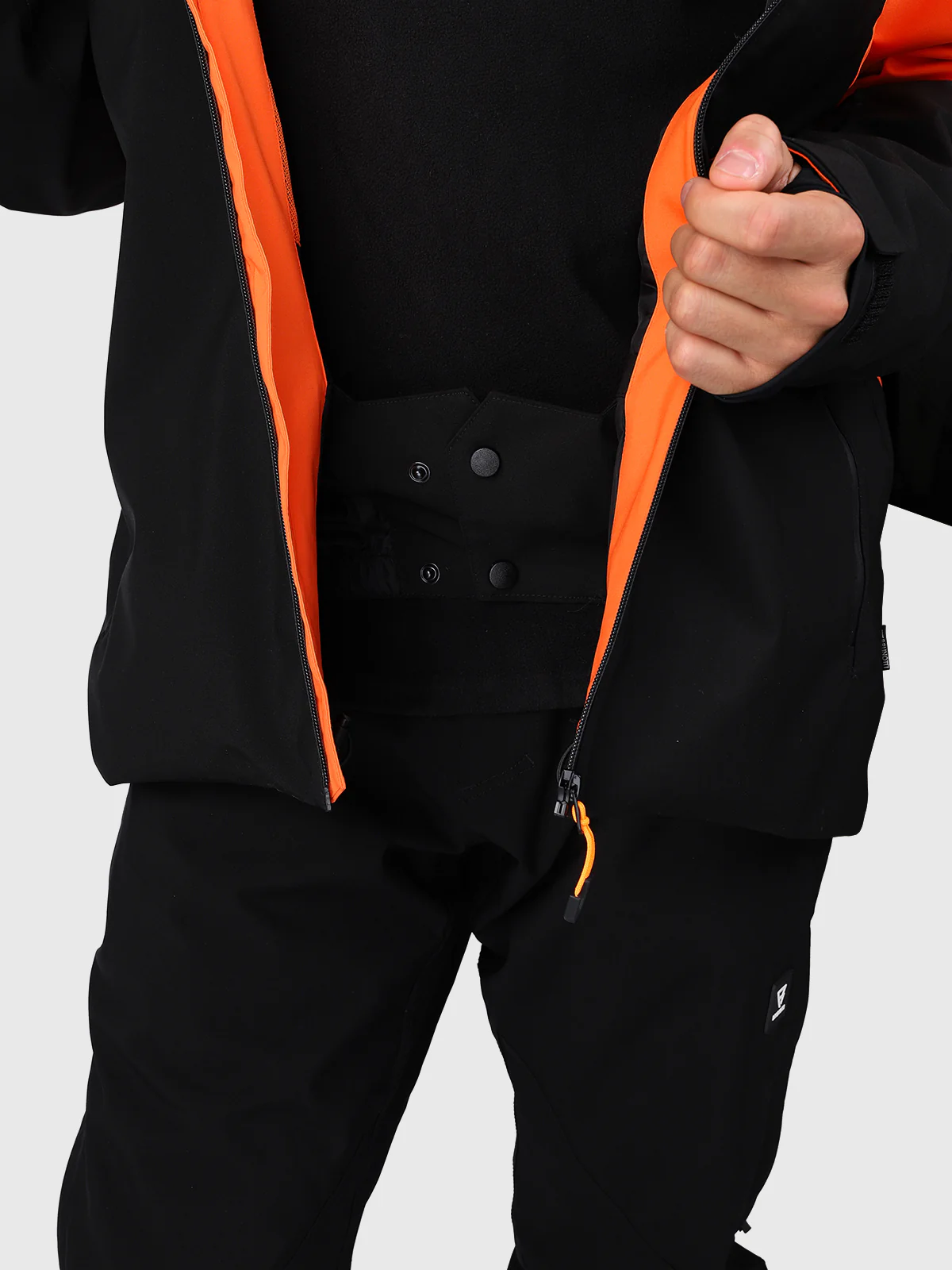 Curtis Men Snow Jacket | Punch Orange - Image 16