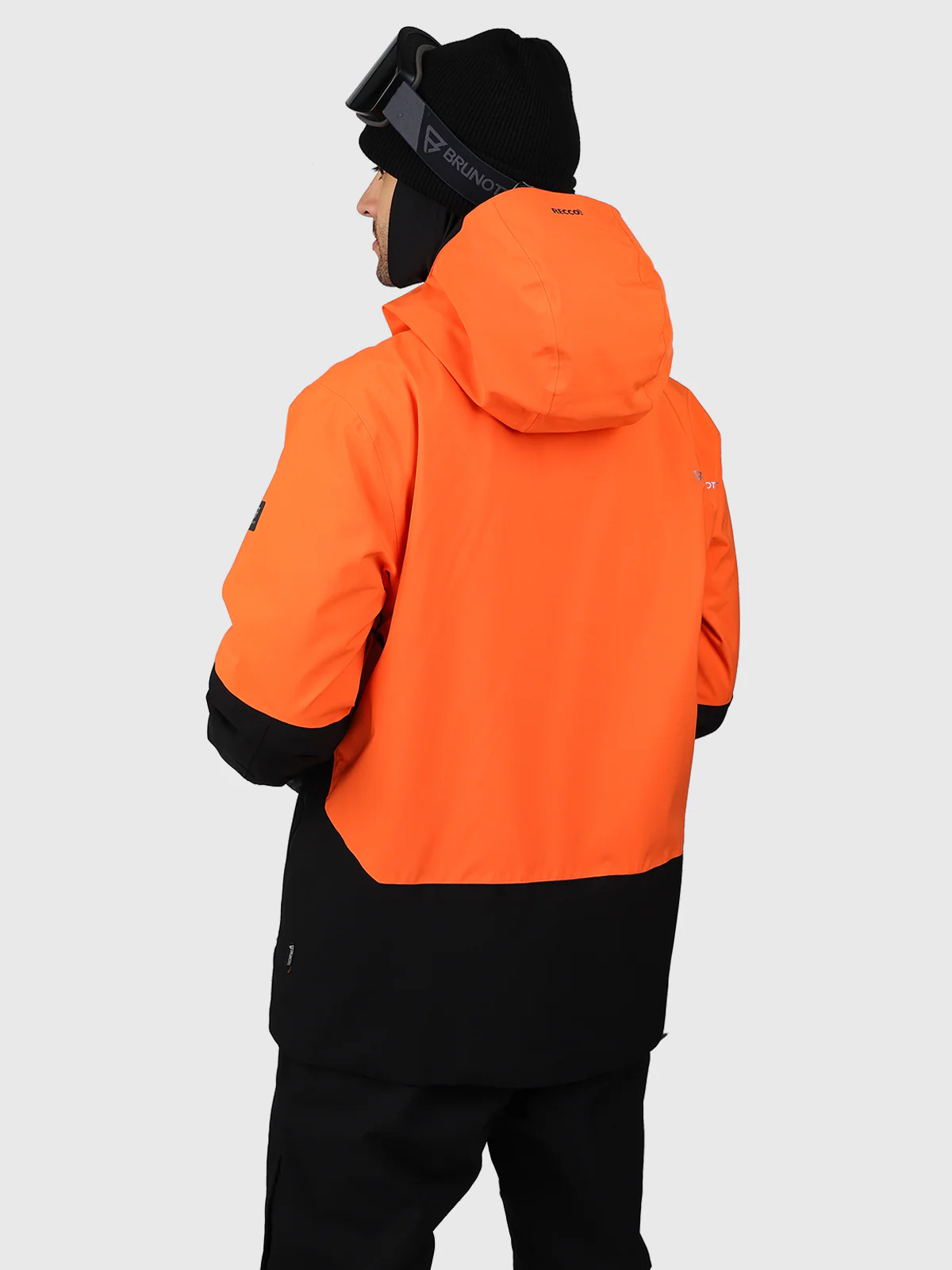 Curtis Men Snow Jacket | Punch Orange - Image 3