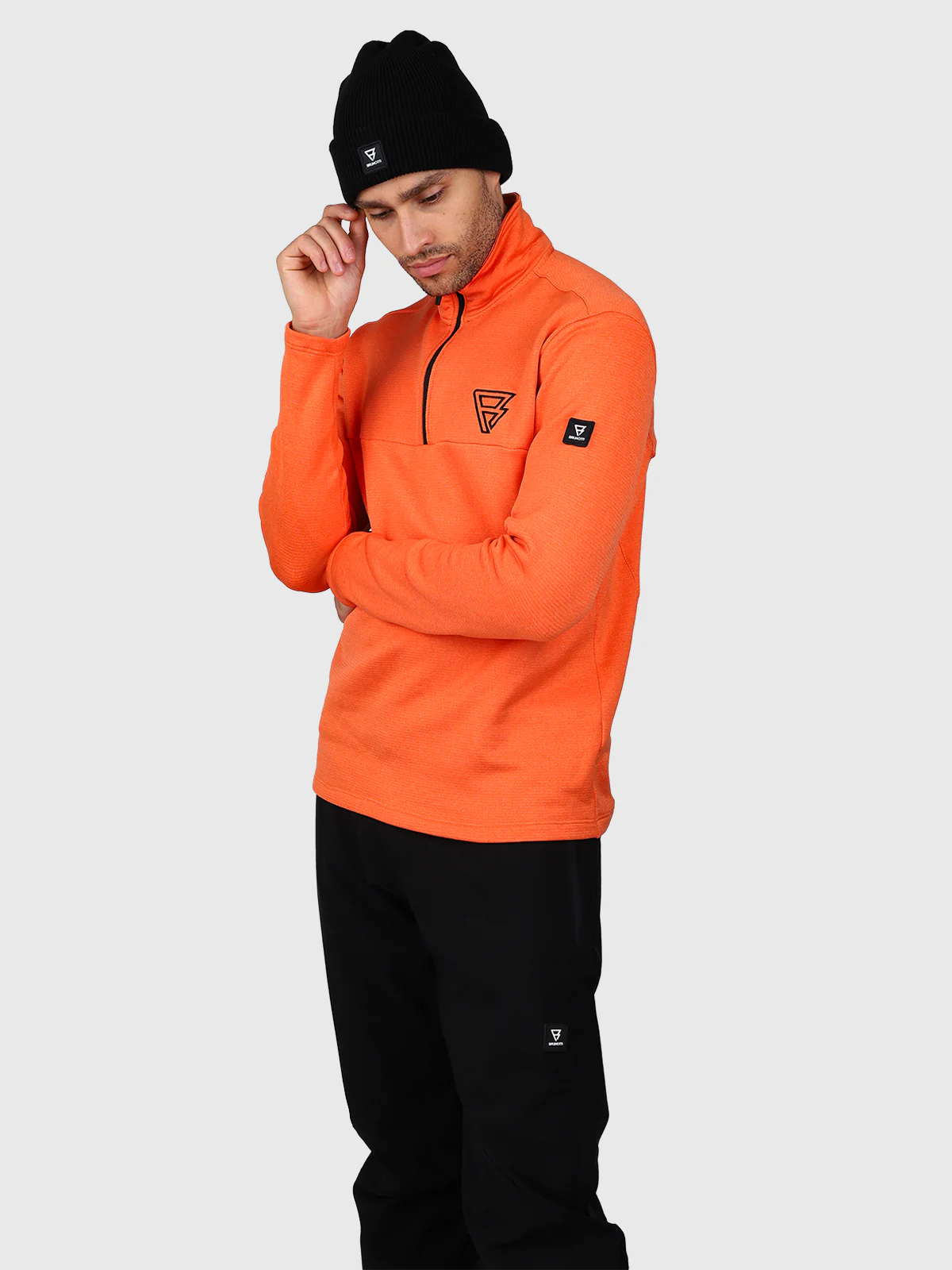 Daronst Men Fleece | Punch Orange - Image 4