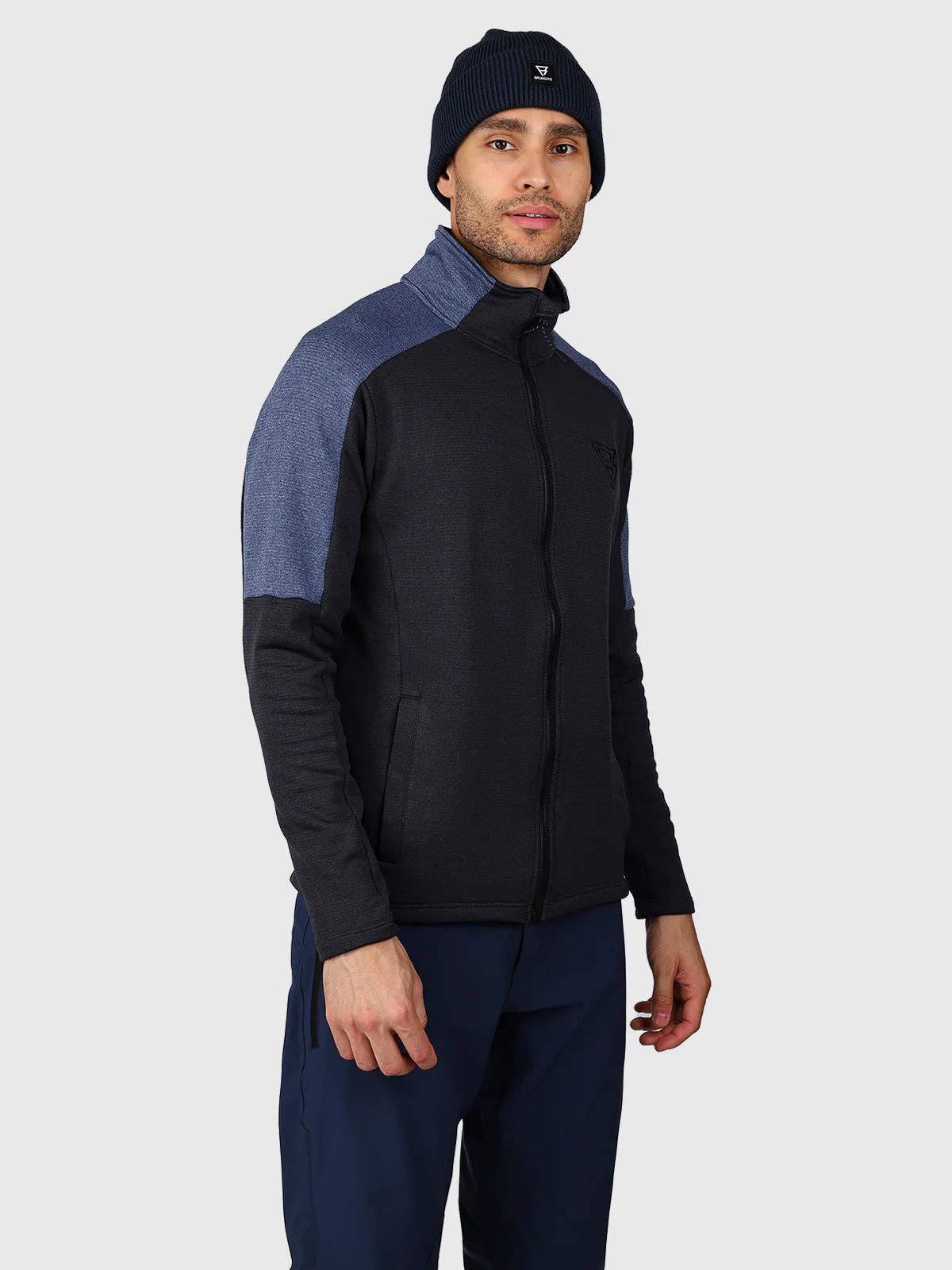 Daronst-Zip Men Fleece | Black - Image 3