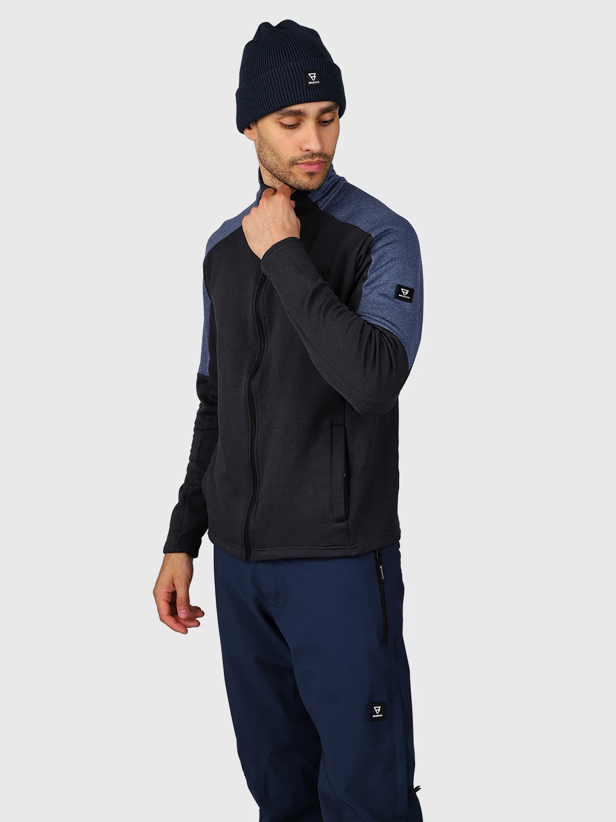 Daronst-Zip Men Fleece | Black - Image 4