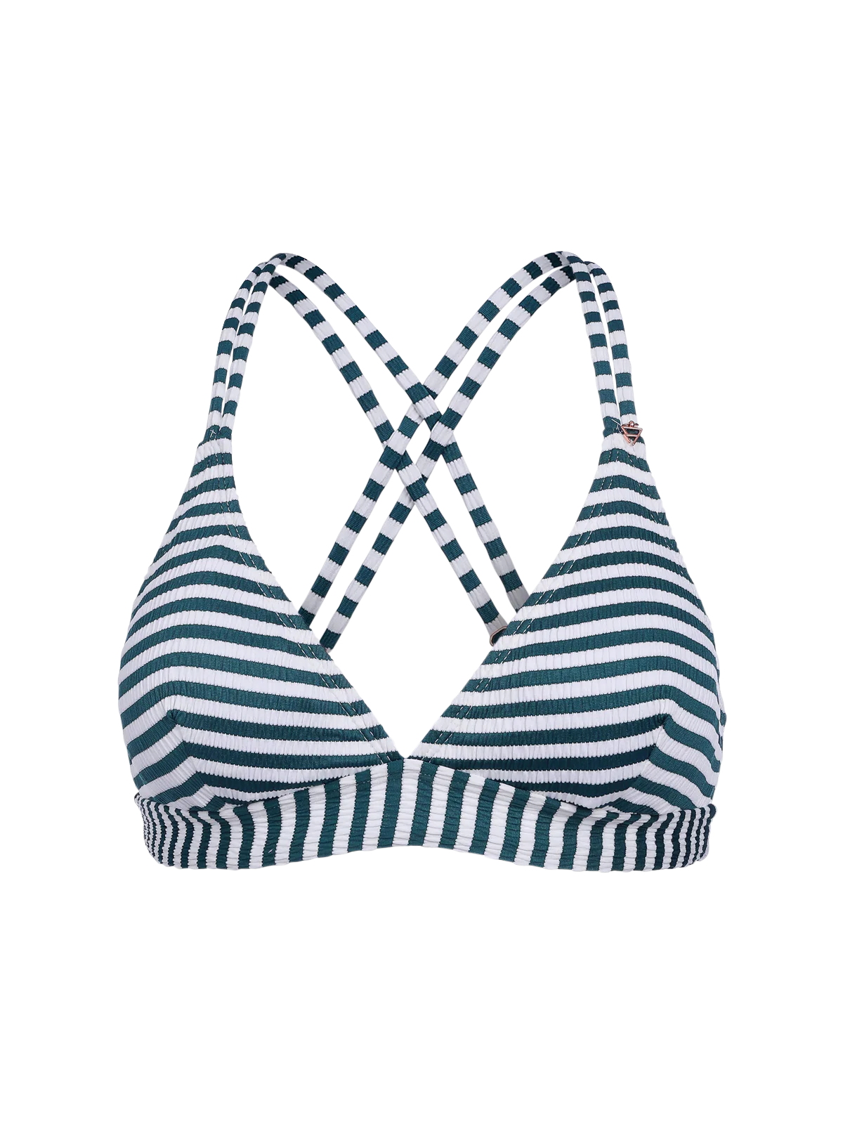 Delphinia-Stripe Women Bikini Top | Snow - Image 7