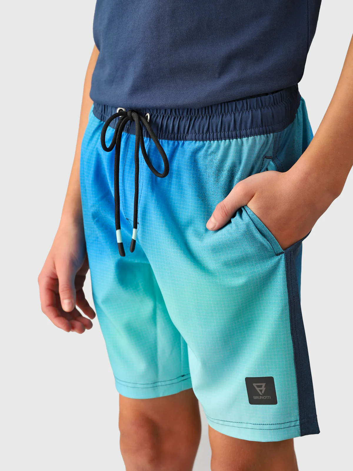Dhiony Boys Swim Shorts | Neon Blue - Image 2