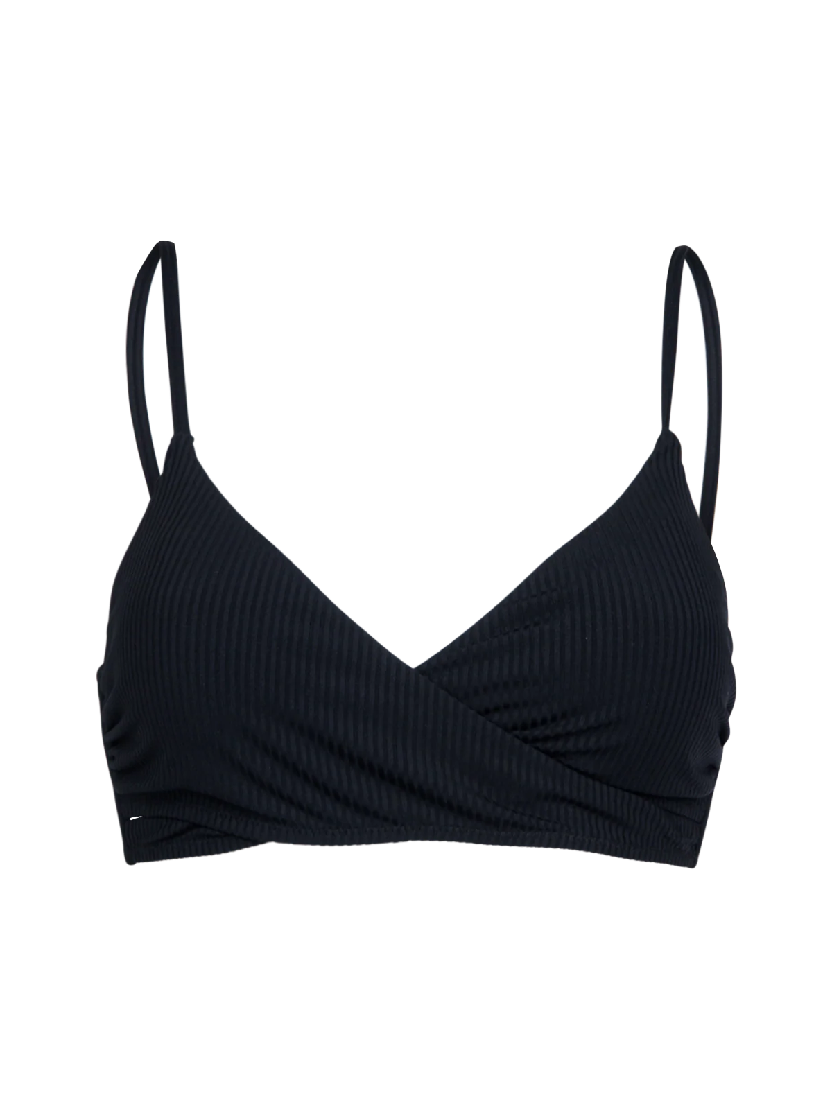 Diamia-Rib Women Bikini Top | Black - Image 7