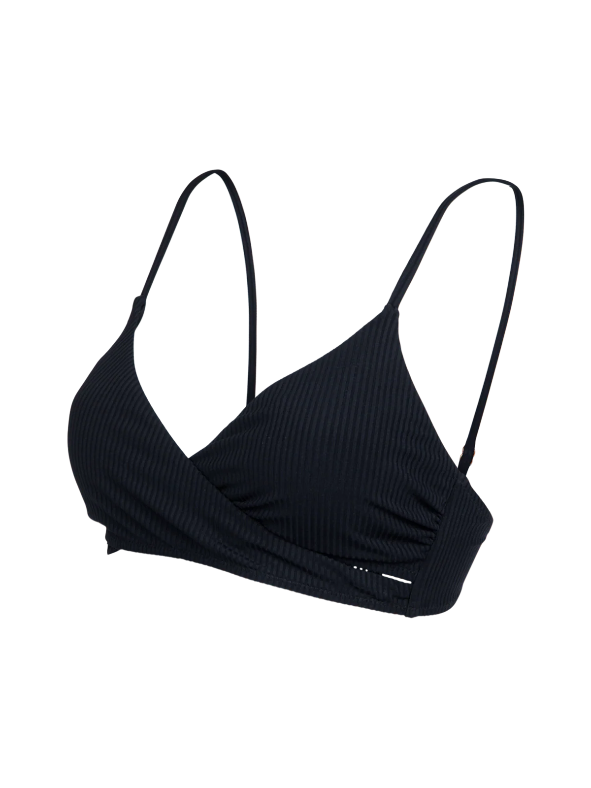 Diamia-Rib Women Bikini Top | Black - Image 9