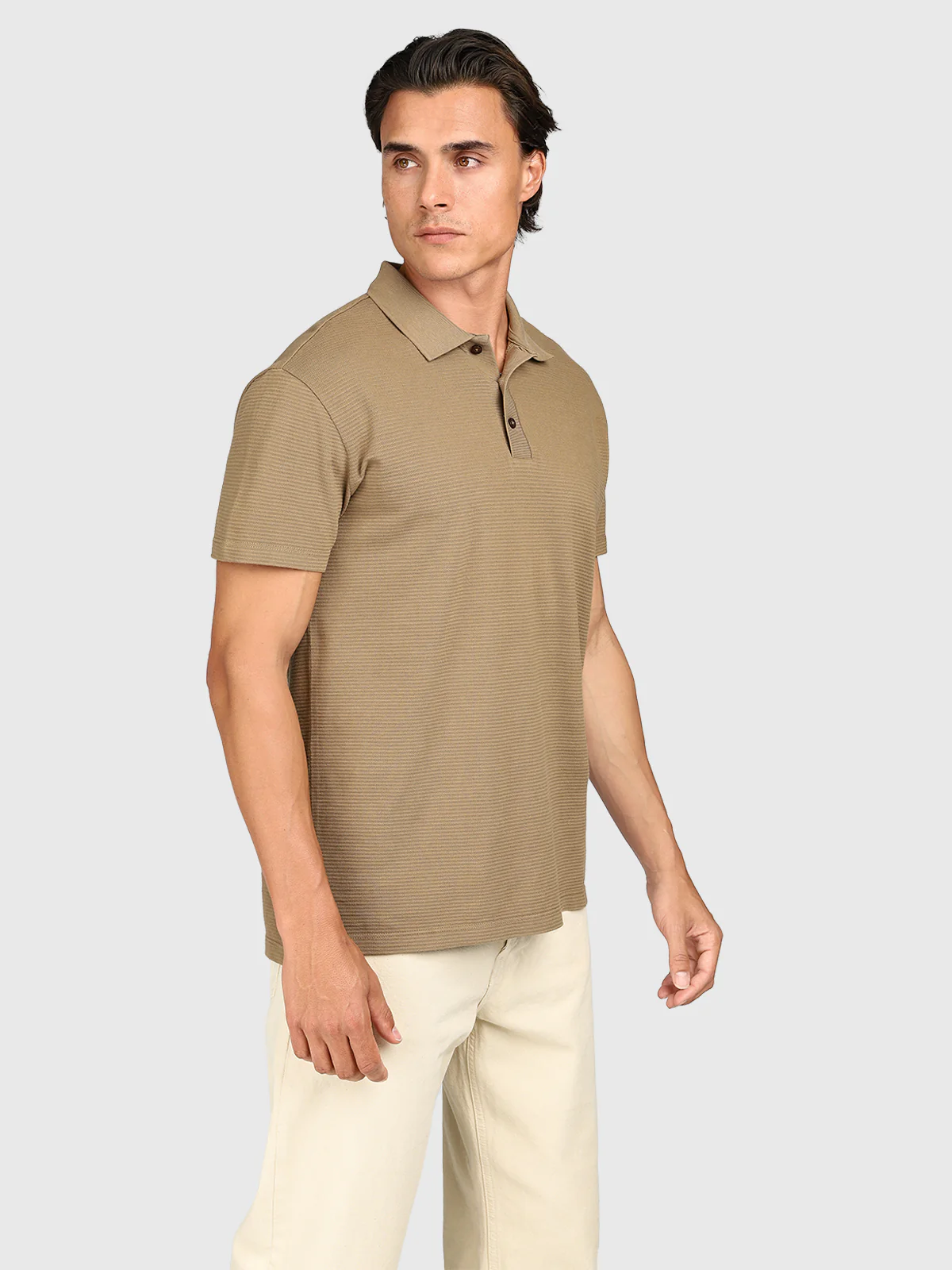 Domo Men Polo | Shitake - Image 4