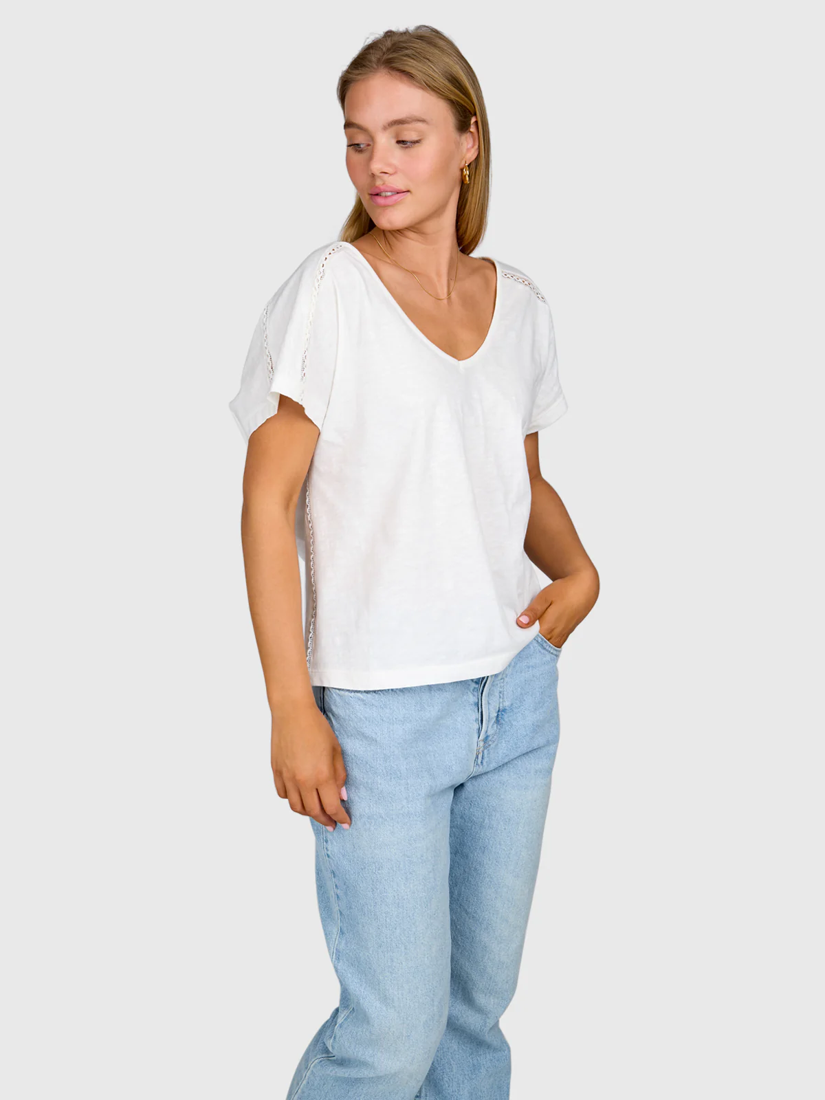 Duya Women T-shirt | Snow - Image 3