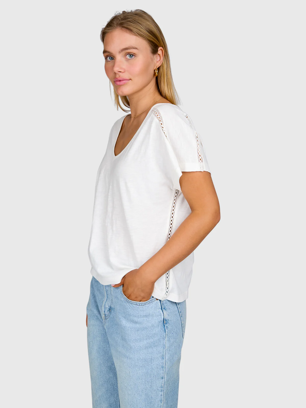 Duya Women T-shirt | Snow - Image 4