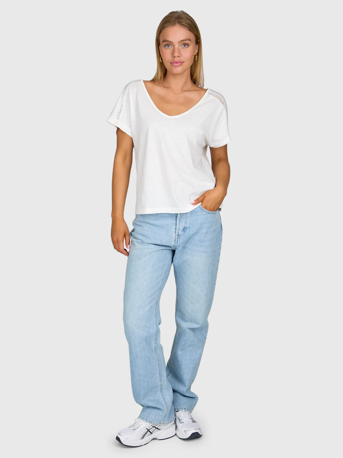 Duya Women T-shirt | Snow - Image 5