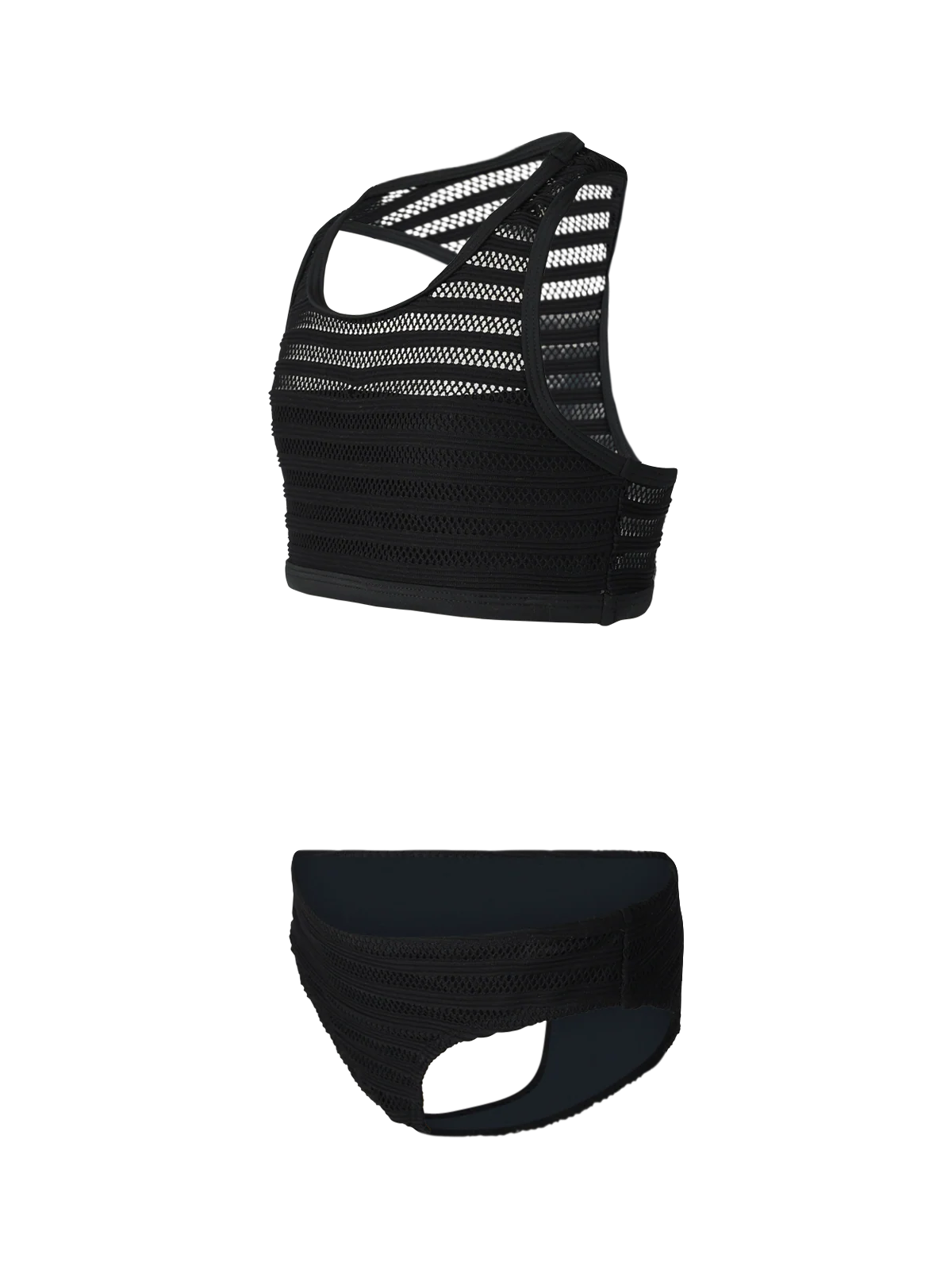 Eleny Girls Sports Bikini | Black - Image 3
