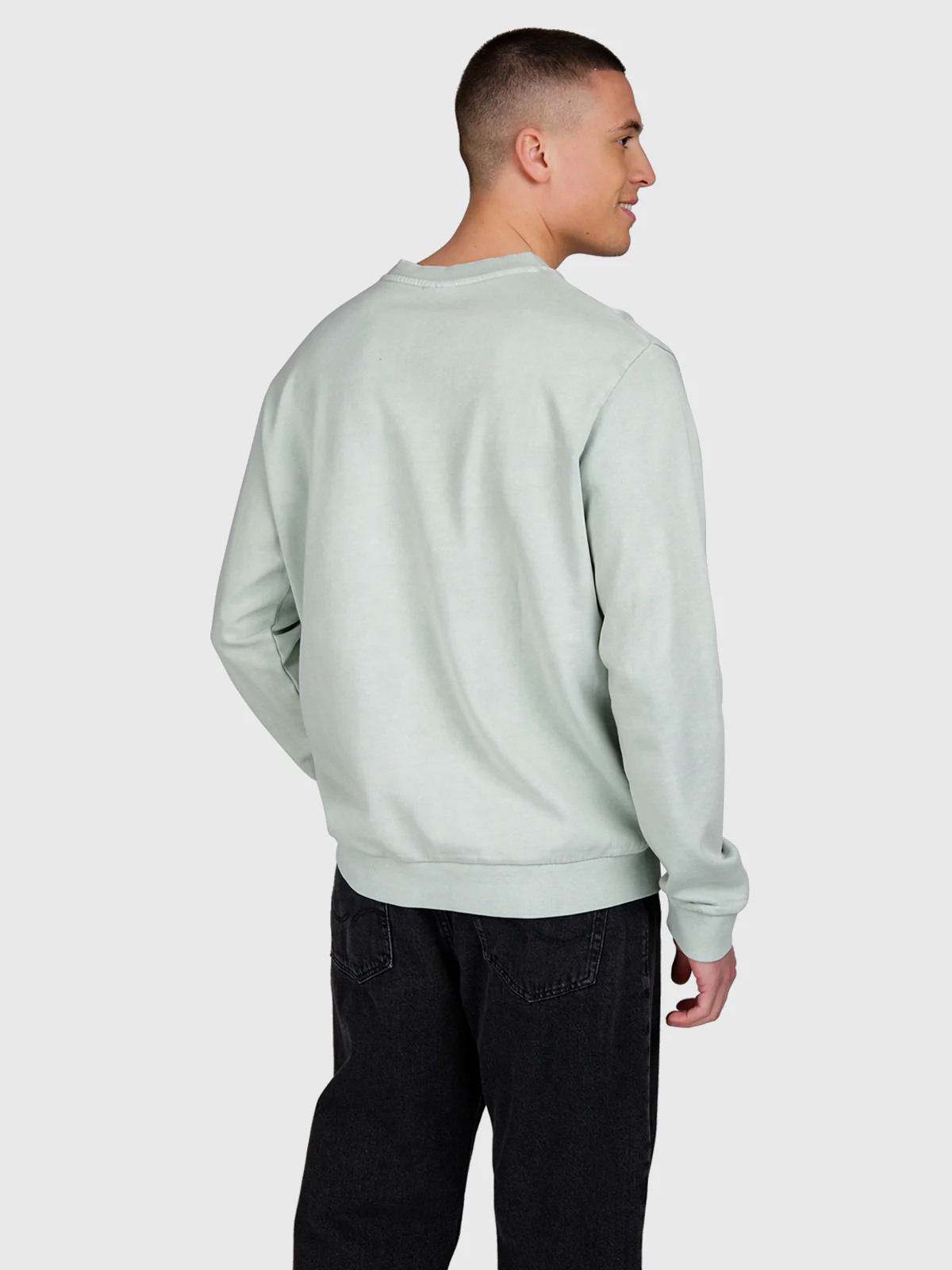 Esseries Men Sweater | Aqua Grey - Image 2