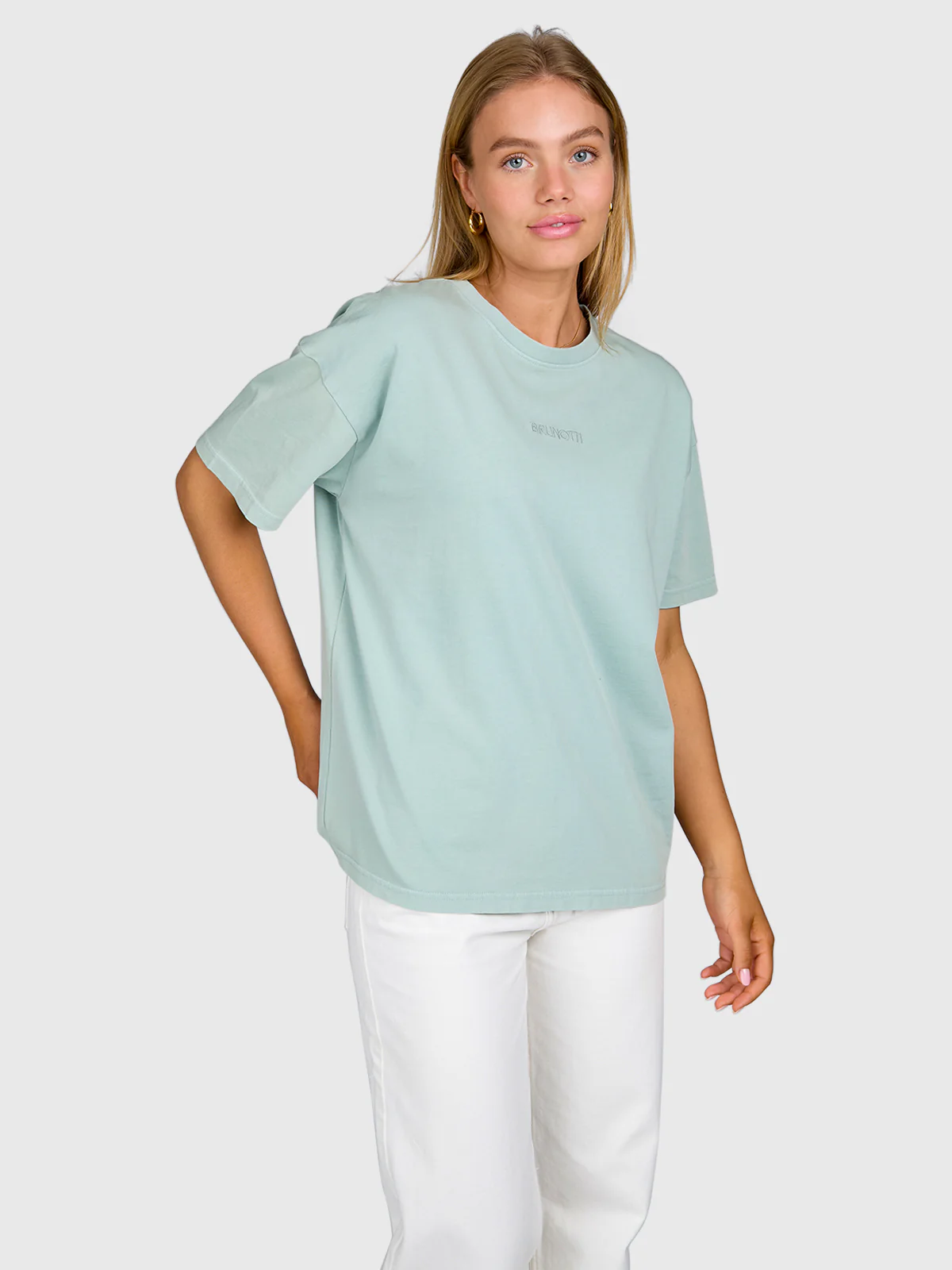 Esseries Women T-shirt | Aqua Grey - Image 3