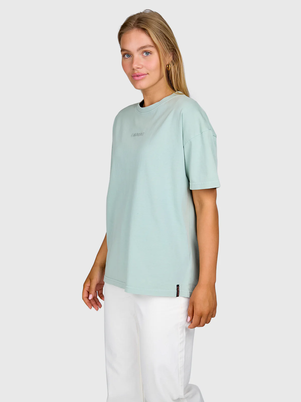 Esseries Women T-shirt | Aqua Grey - Image 4
