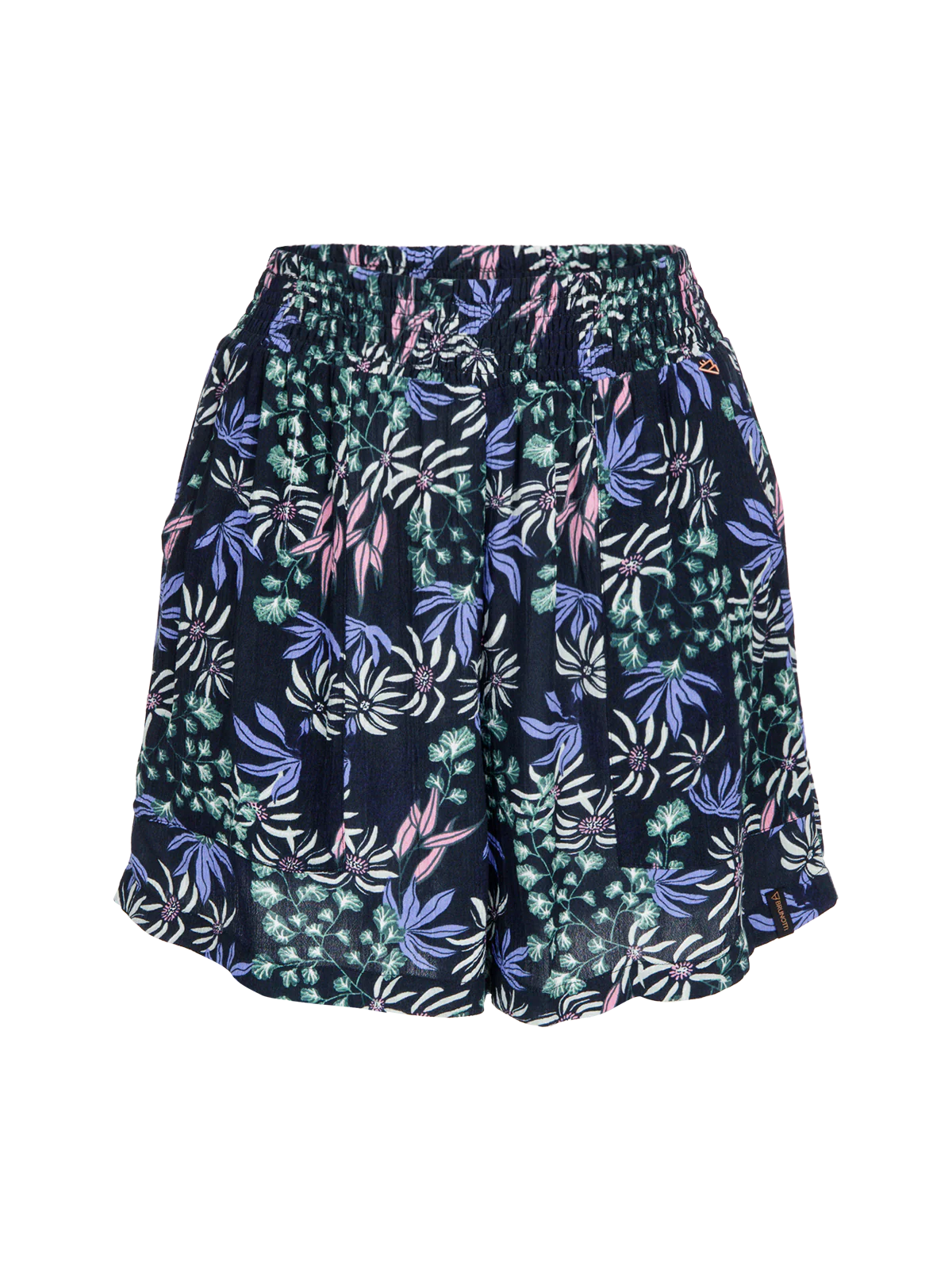 Essia-Print Women Shorts | Black - Image 7