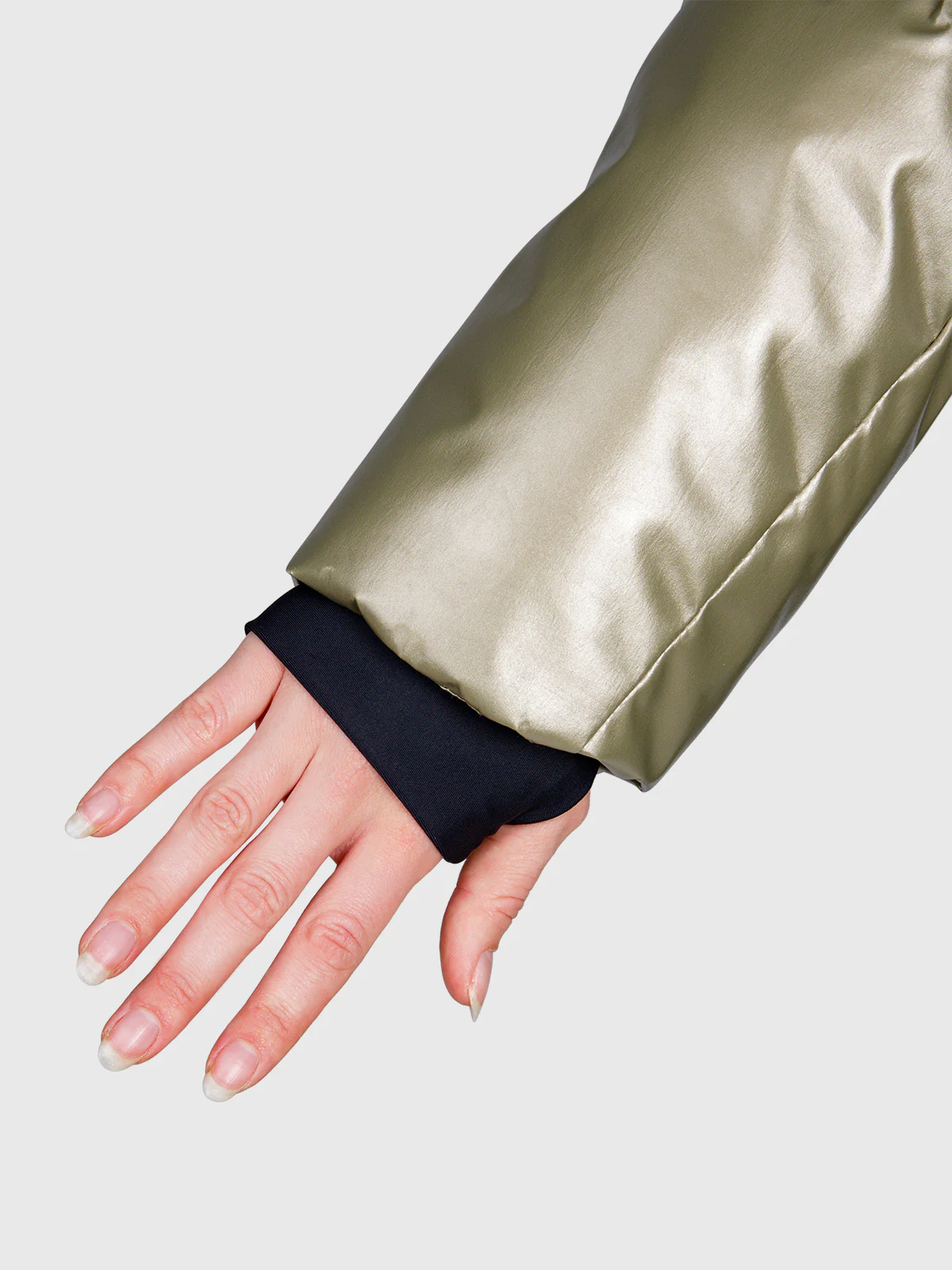 Fiaskia-Metallic Women Snow Jacket | Fungi - Image 13