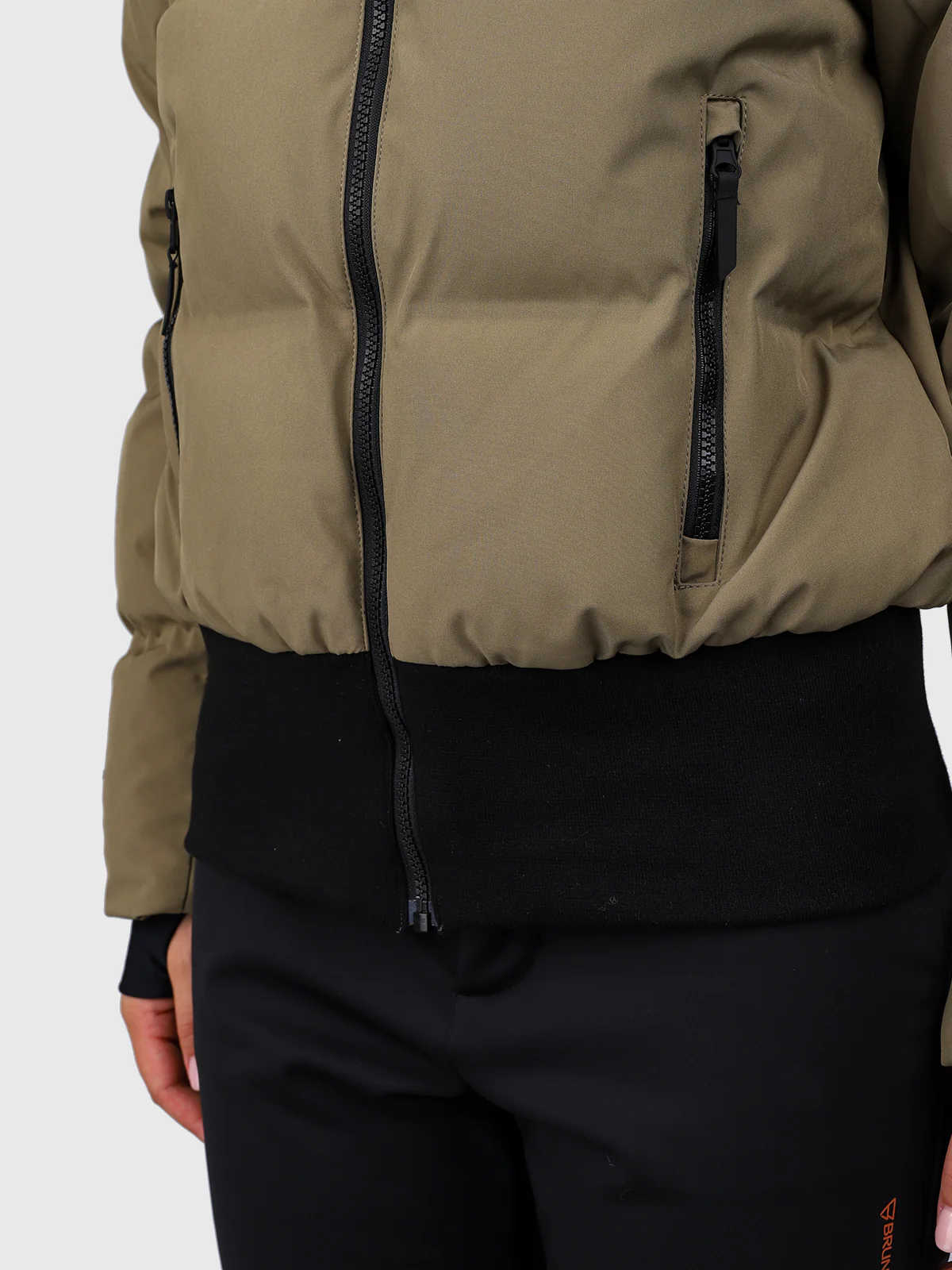 Firecrown Women Snow Jacket | Dusky Green - Image 13