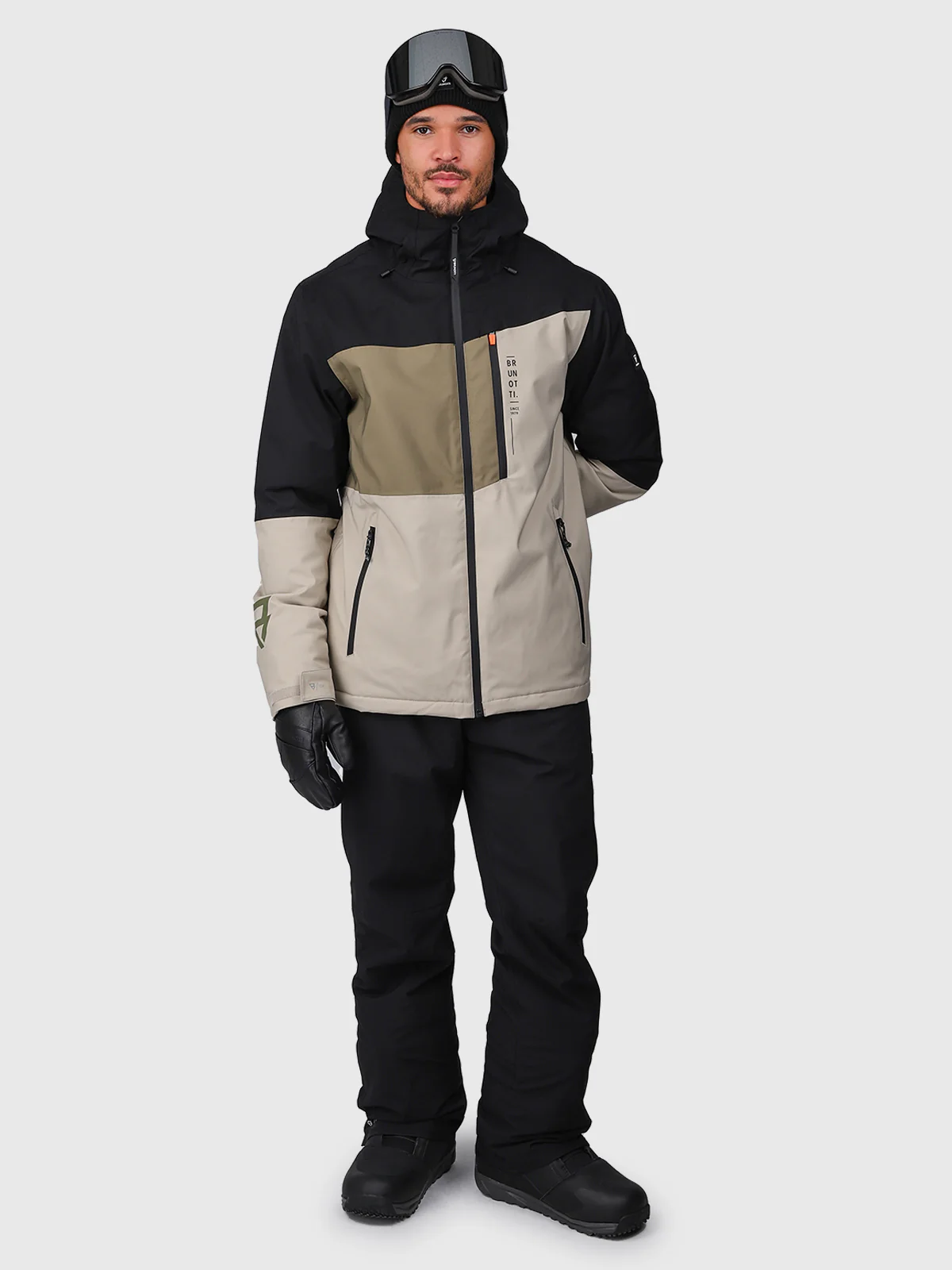 Flynners Men Snow Jacket | Fungi - Image 5