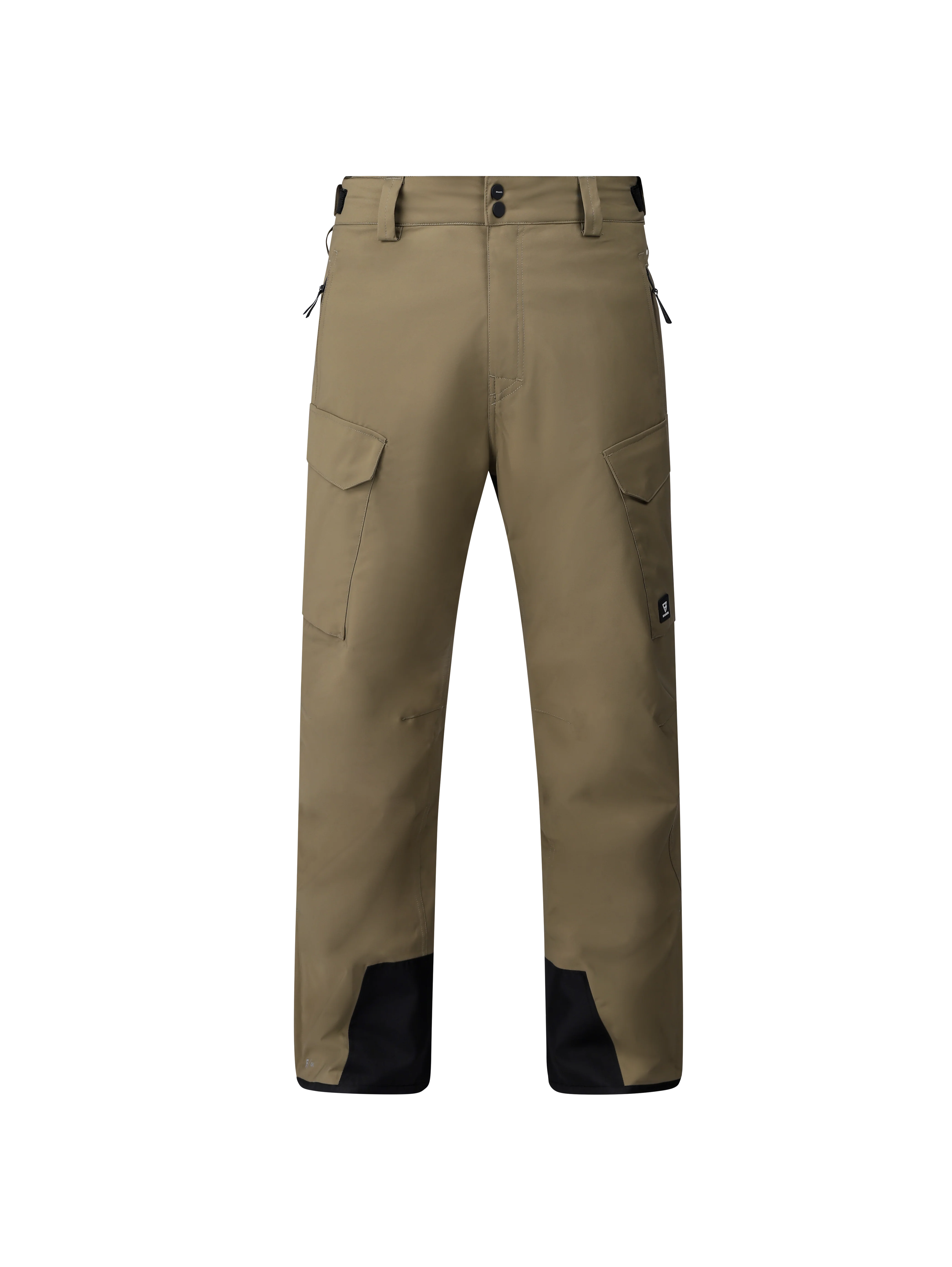 Footrail-Cargo Men Snow Pants | Dusky Green - Image 7