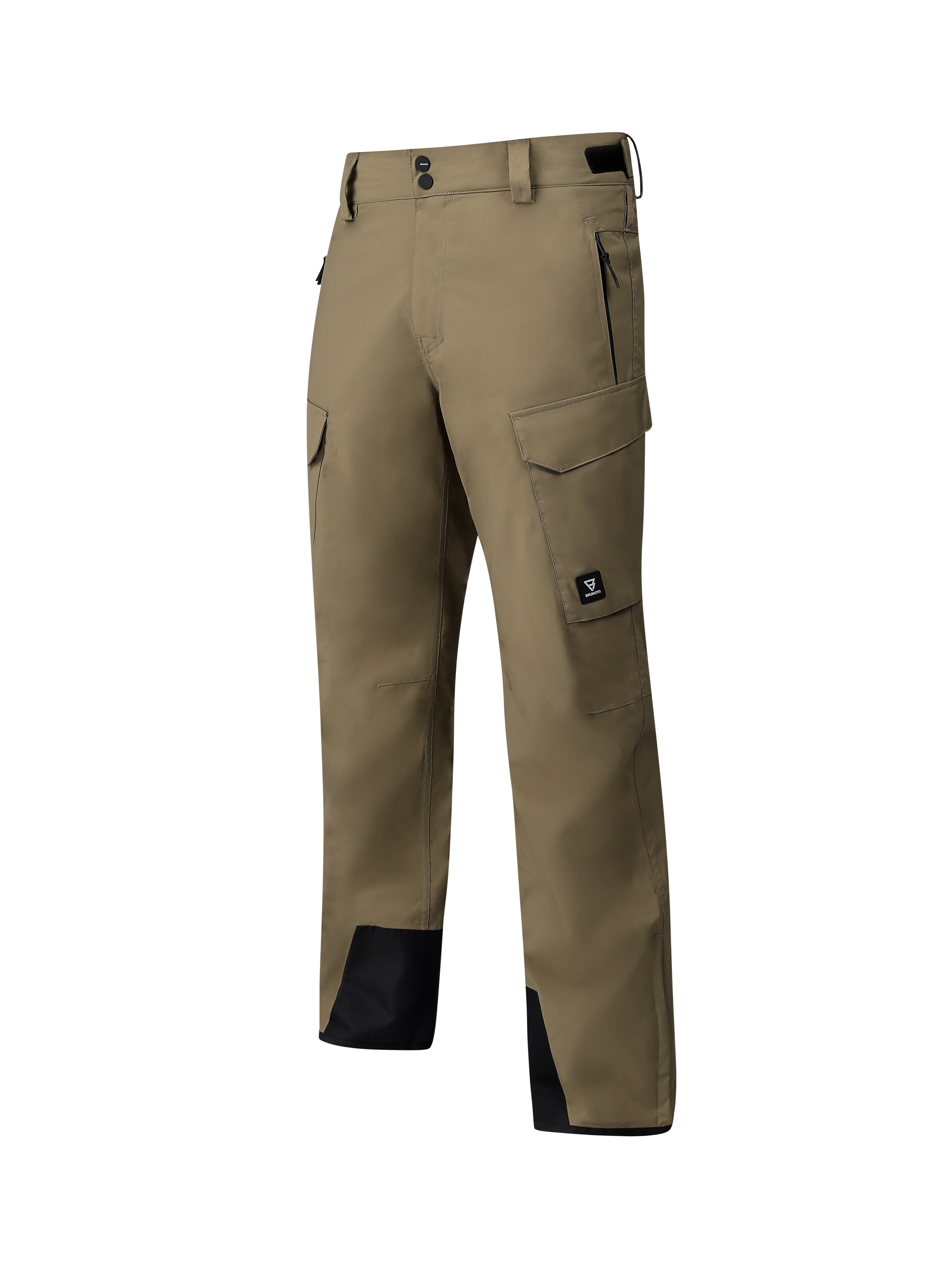 Footrail-Cargo Men Snow Pants | Dusky Green - Image 9