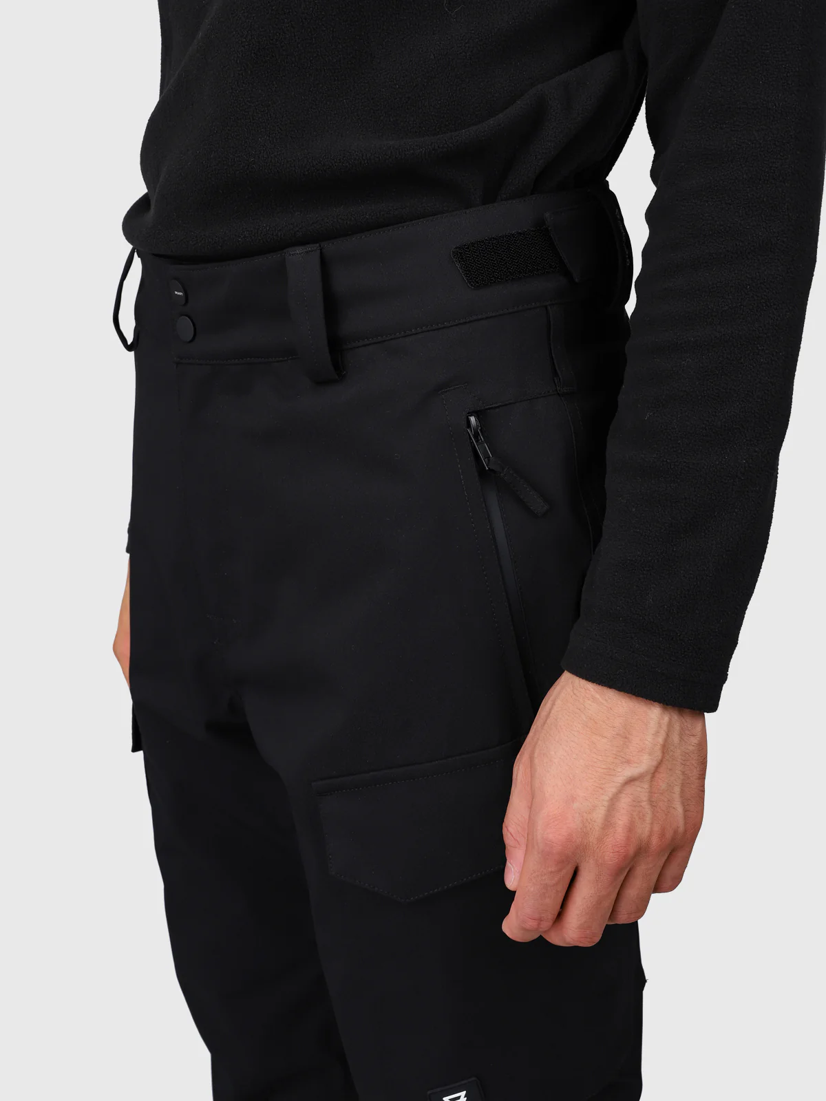 Footrail-Cargo Men Snow Pants | Black - Image 5