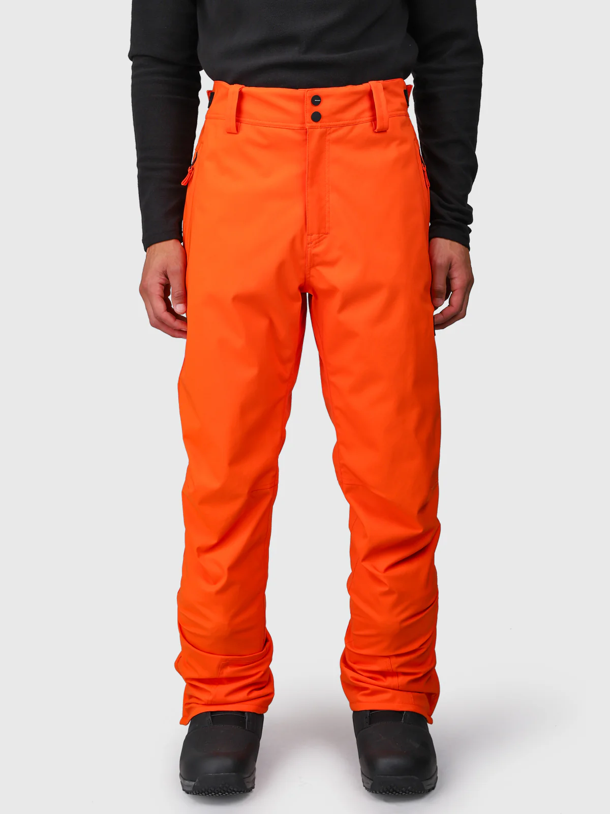Footrail Men Snow Pants | Punch Orange - Image 2
