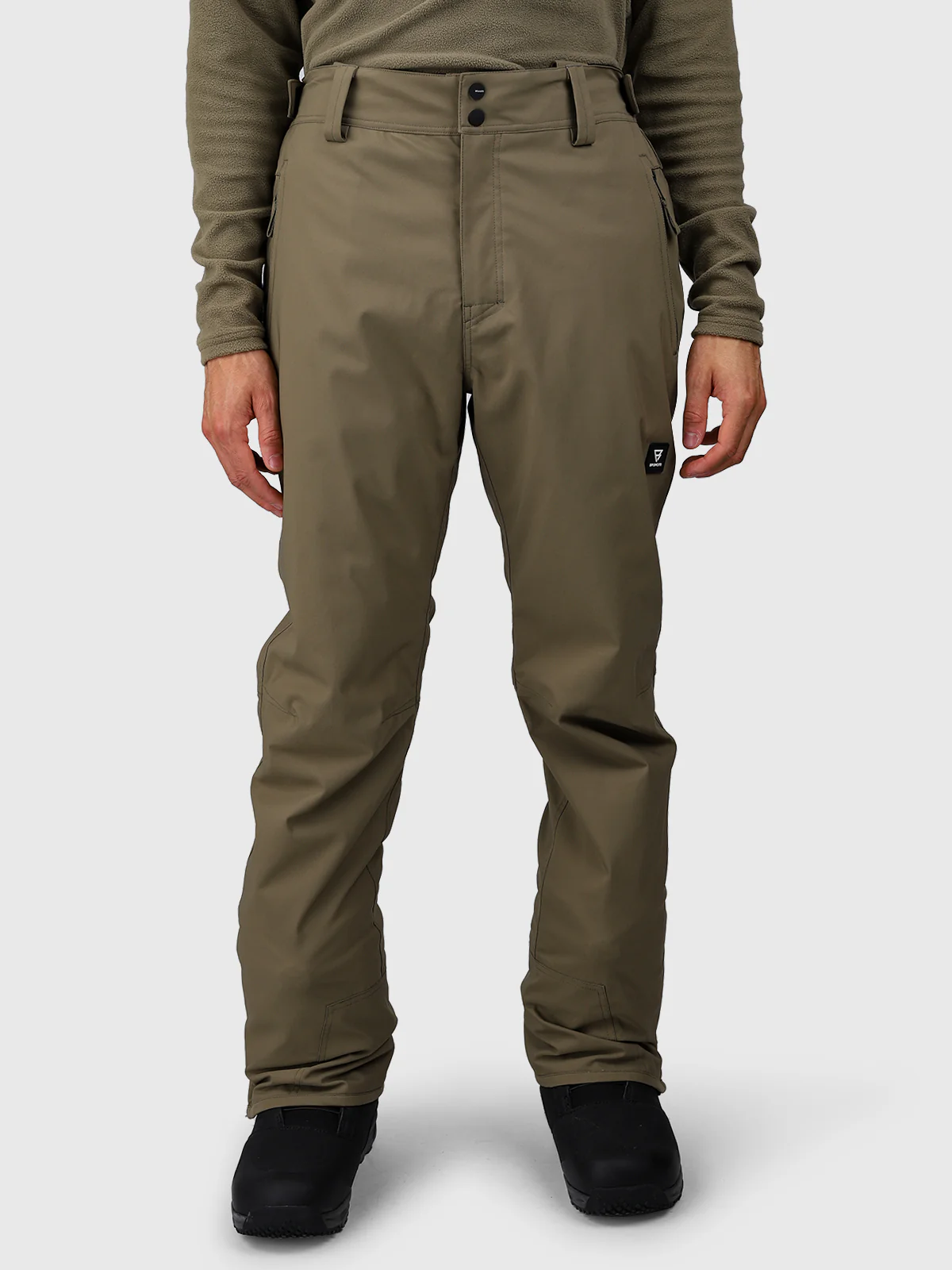 Footrail Men Snow Pants | Dusky Green - Image 3