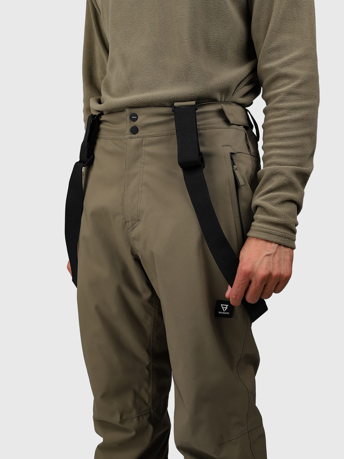 Footrail Men Snow Pants | Dusky Green - Image 5