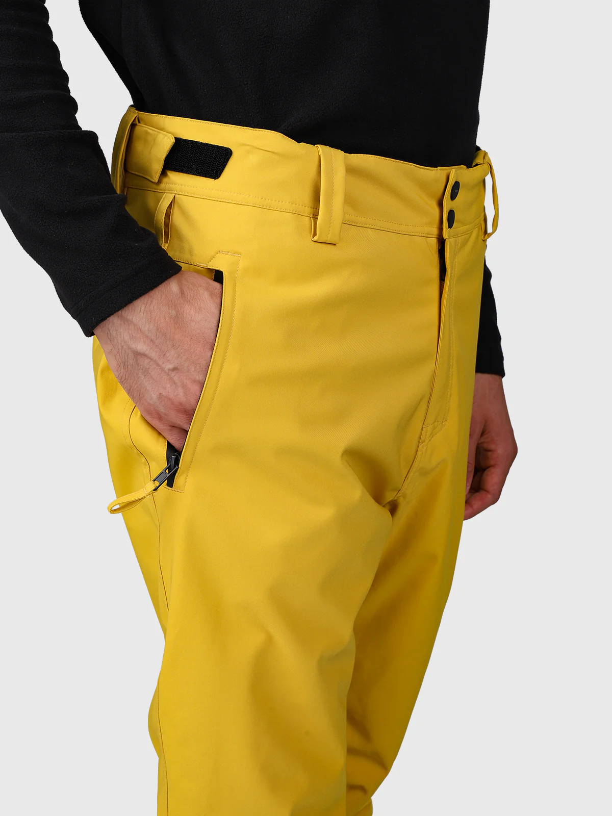 Footrail Men Snow Pants | Lemon Curry - Image 12