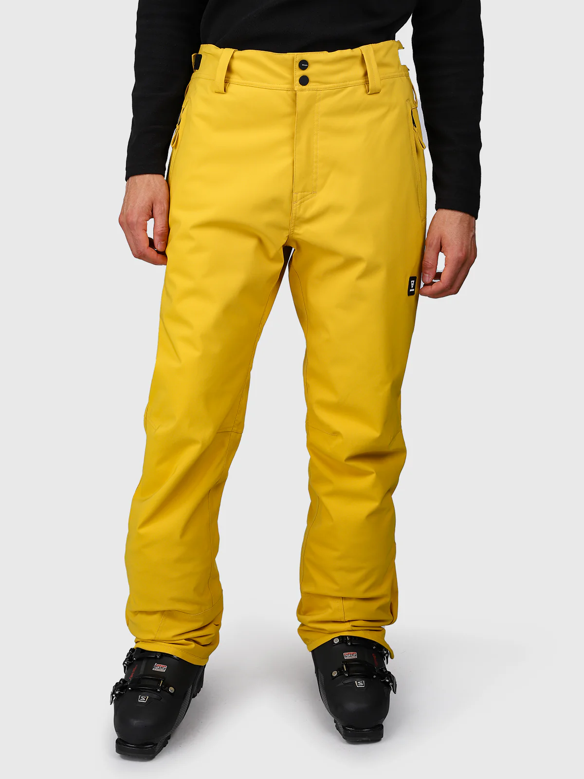 Footrail Men Snow Pants | Lemon Curry - Image 3