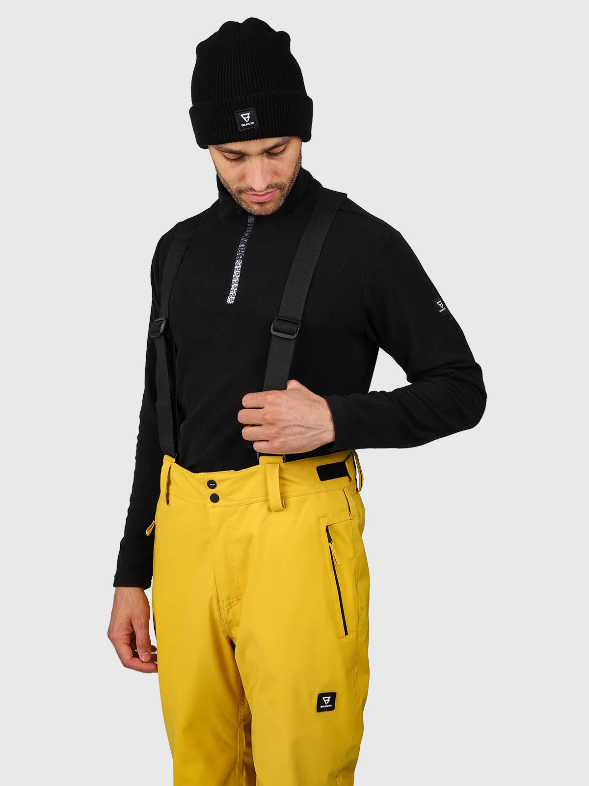 Footrail Men Snow Pants | Lemon Curry - Image 6