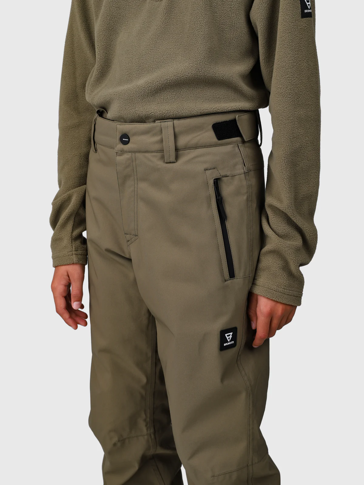 Footraily Boys Snow Pants | Dusky Green - Image 5