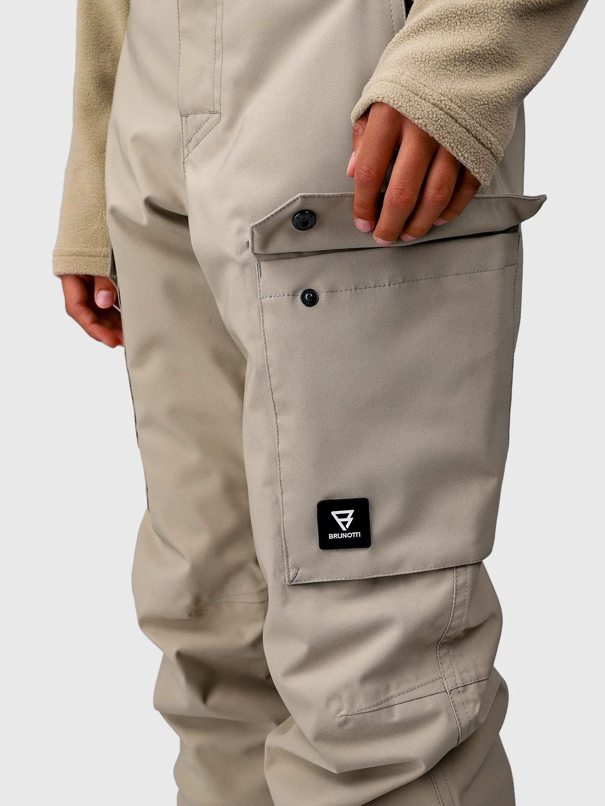 Footraily-Cargo Boys Snow Pants | Fungi - Image 6