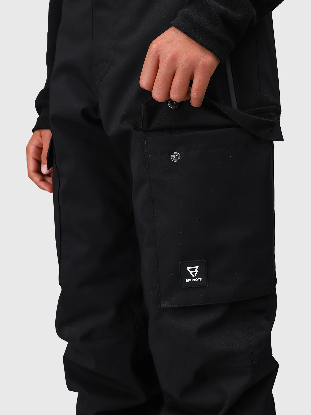 Footraily-Cargo Boys Snow Pants | Black - Image 6