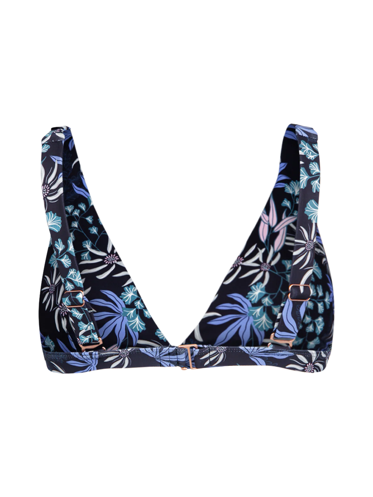 Fortelle-Print Women Bikini Top | Black - Image 8