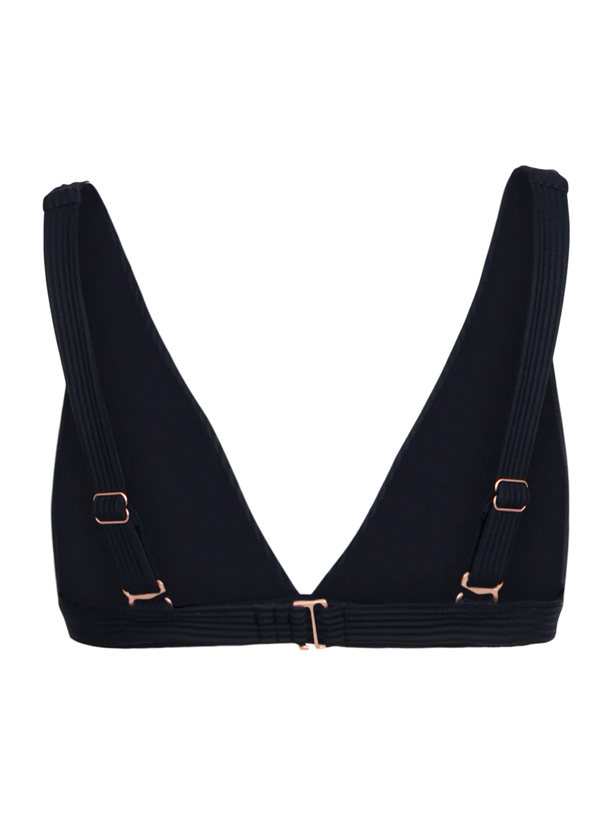 Fortelle-Rib Women Bikini Top | Black - Image 8