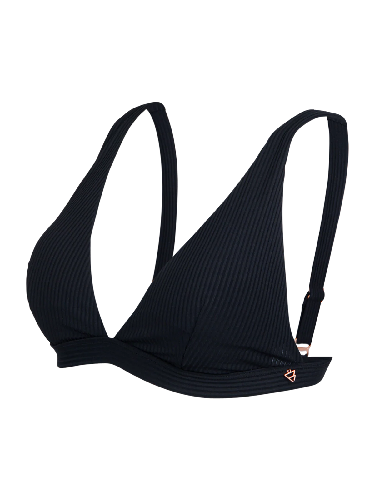 Fortelle-Rib Women Bikini Top | Black - Image 9