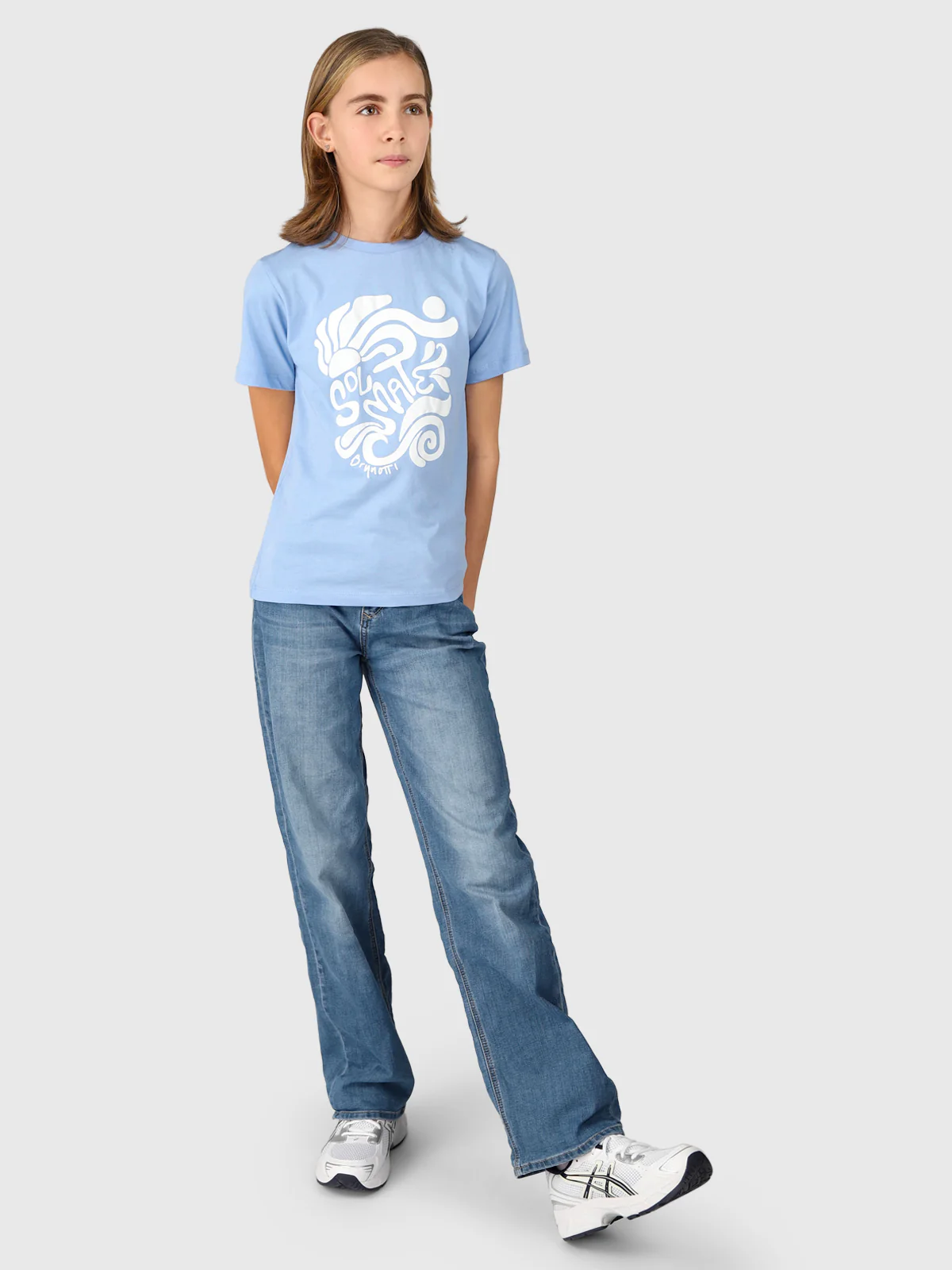 Freya Girls T-shirt | Bluebell - Image 4