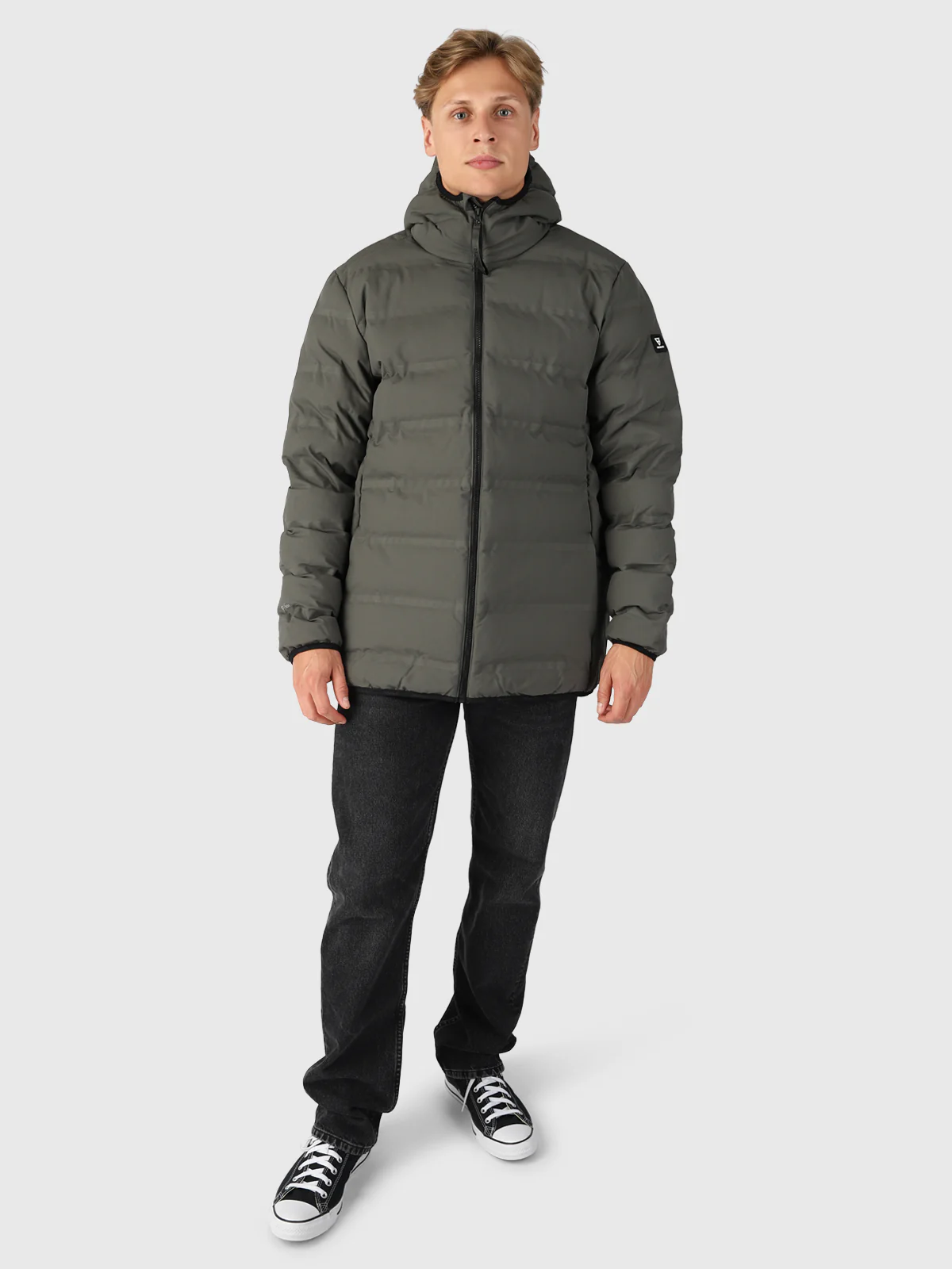Galan Men Puffer Jacket | Pine Green - Image 5