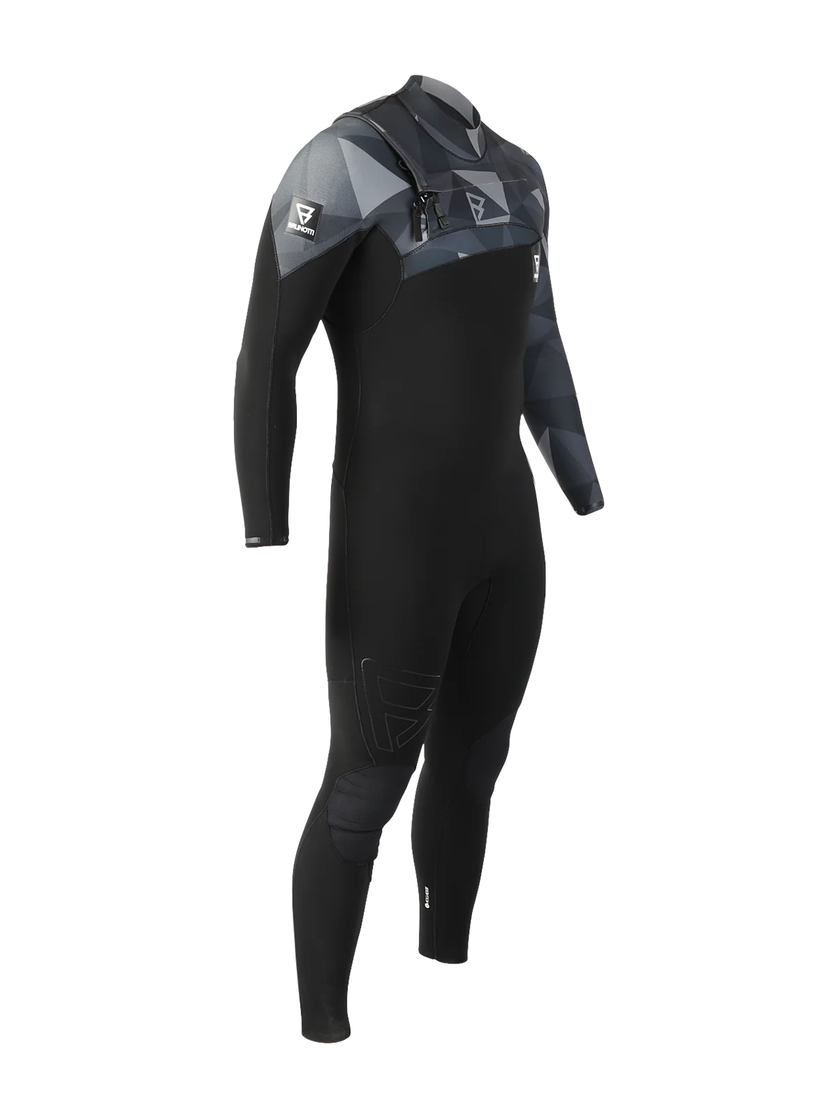 Gravity Fullsuit 5/3mm Men Wetsuit | Black + Grey - Image 3
