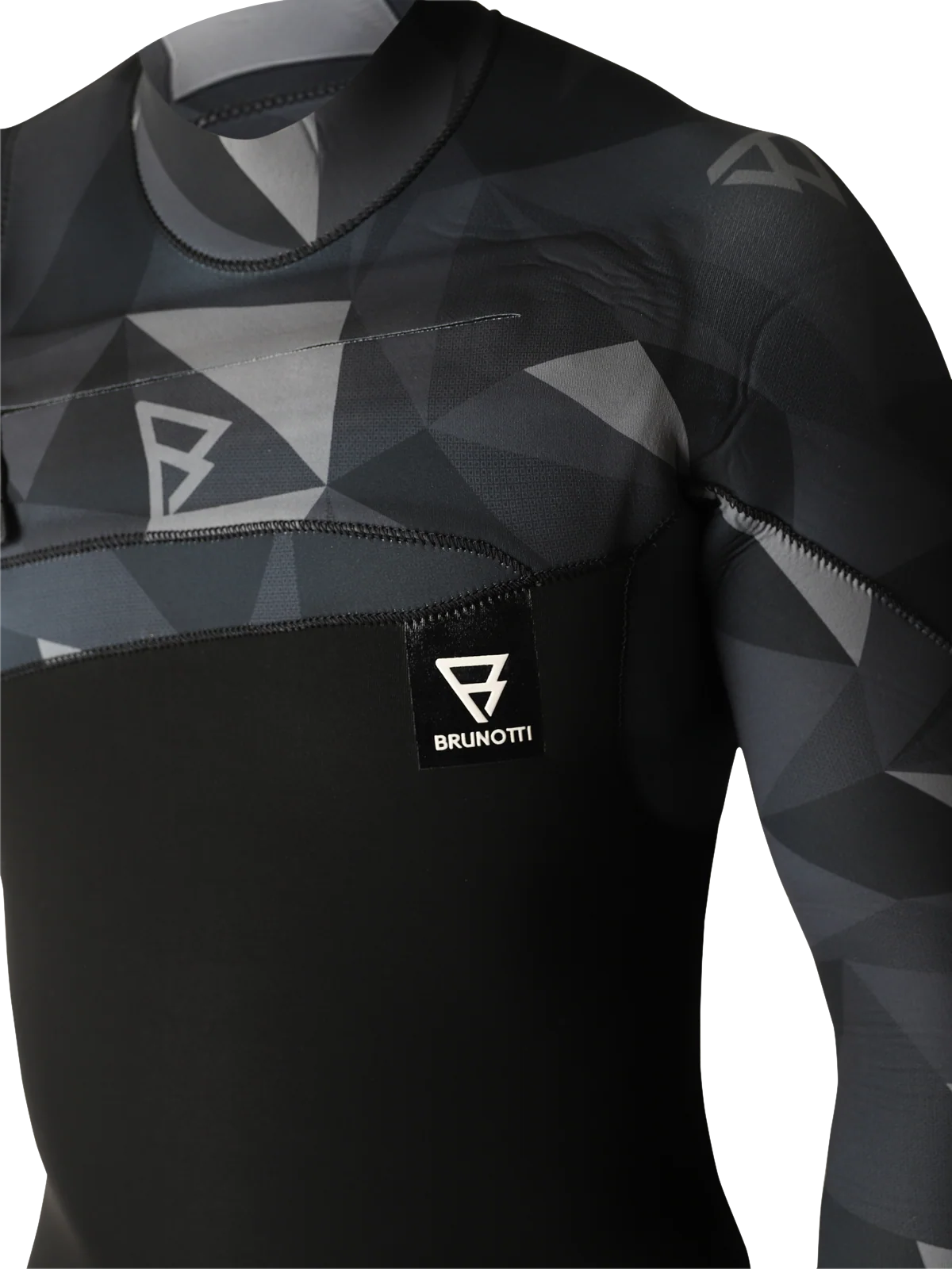 Gravity Fullsuit 5/3mm Men Wetsuit | Black + Grey - Image 4