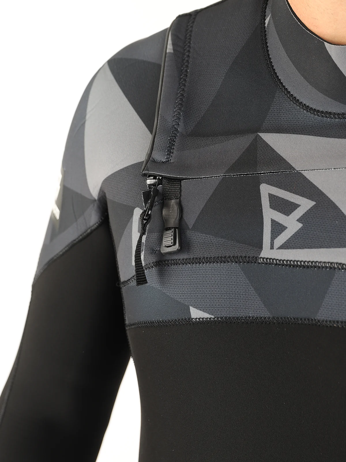 Gravity Fullsuit 5/3mm Men Wetsuit | Black + Grey - Image 6
