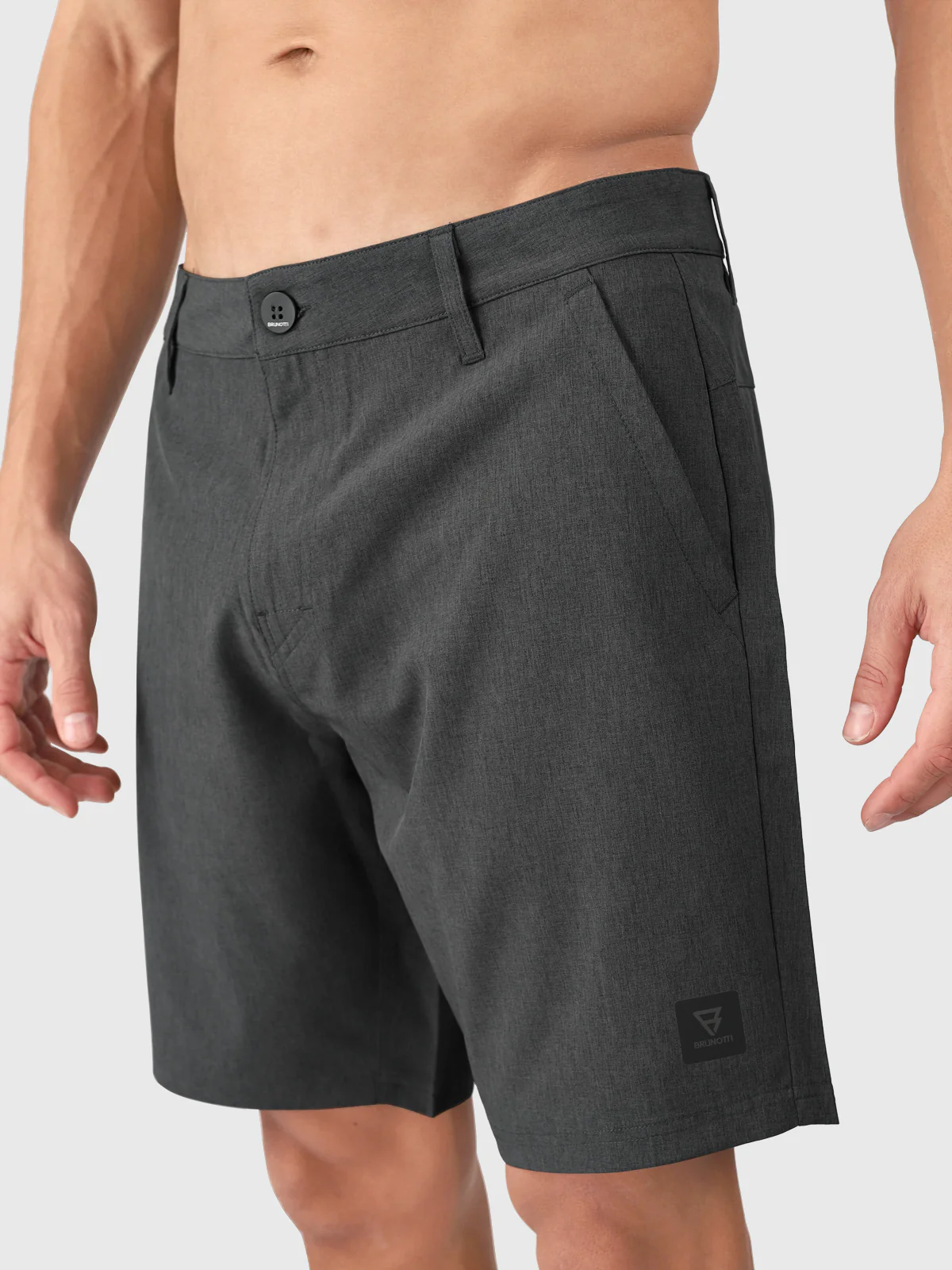 Harret Men Hybrid Shorts | Pirate Black - Image 2